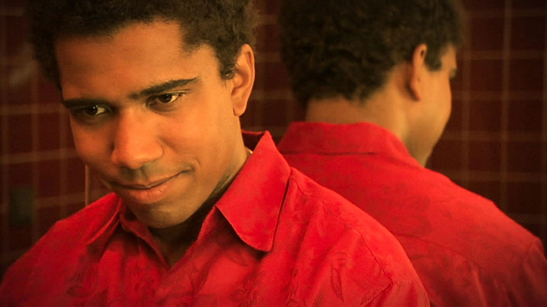 Leende Guldbruna Ögon Background