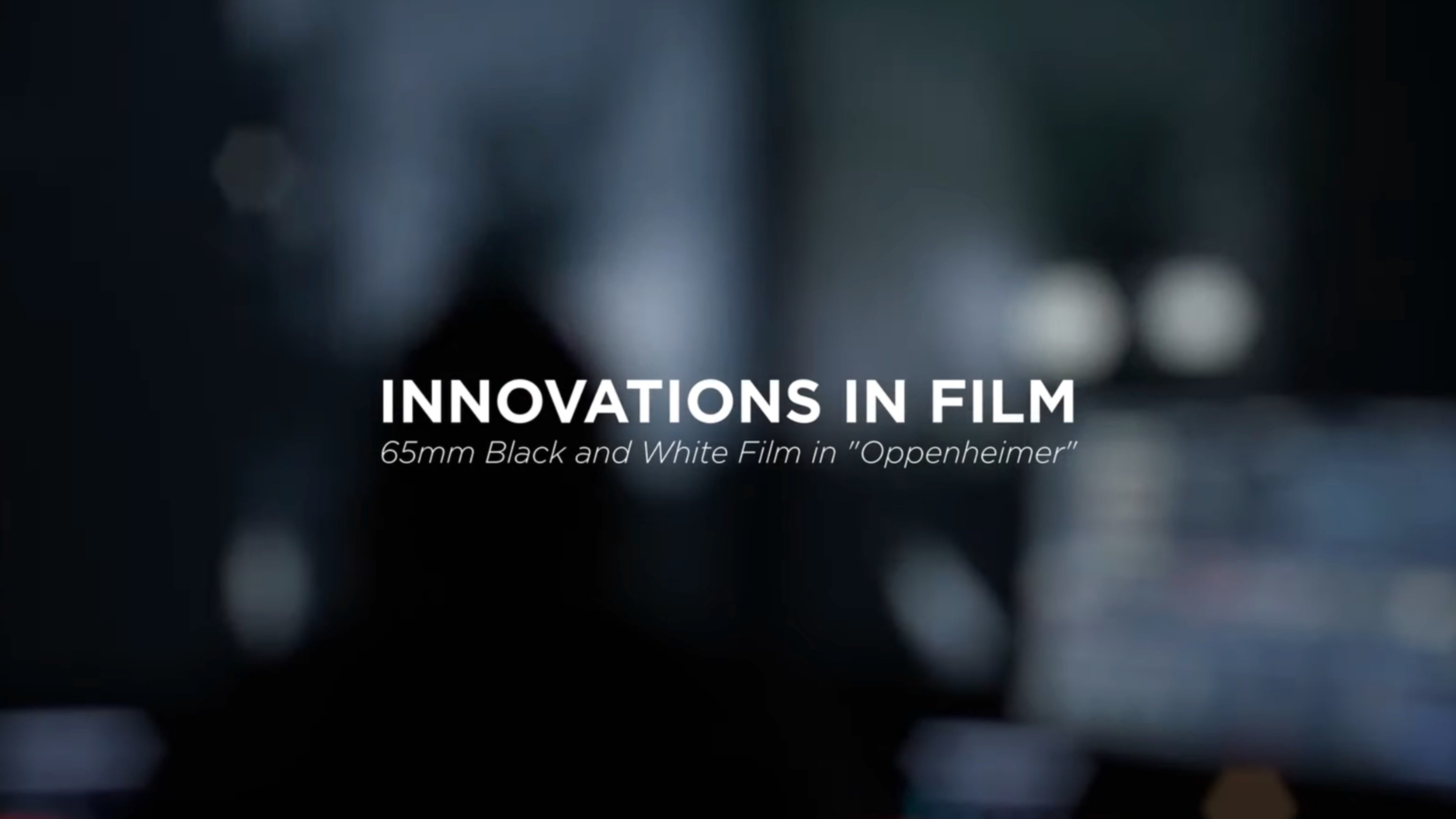 Innovations in Film: 65mm Black and White Film in Oppenheimer Background