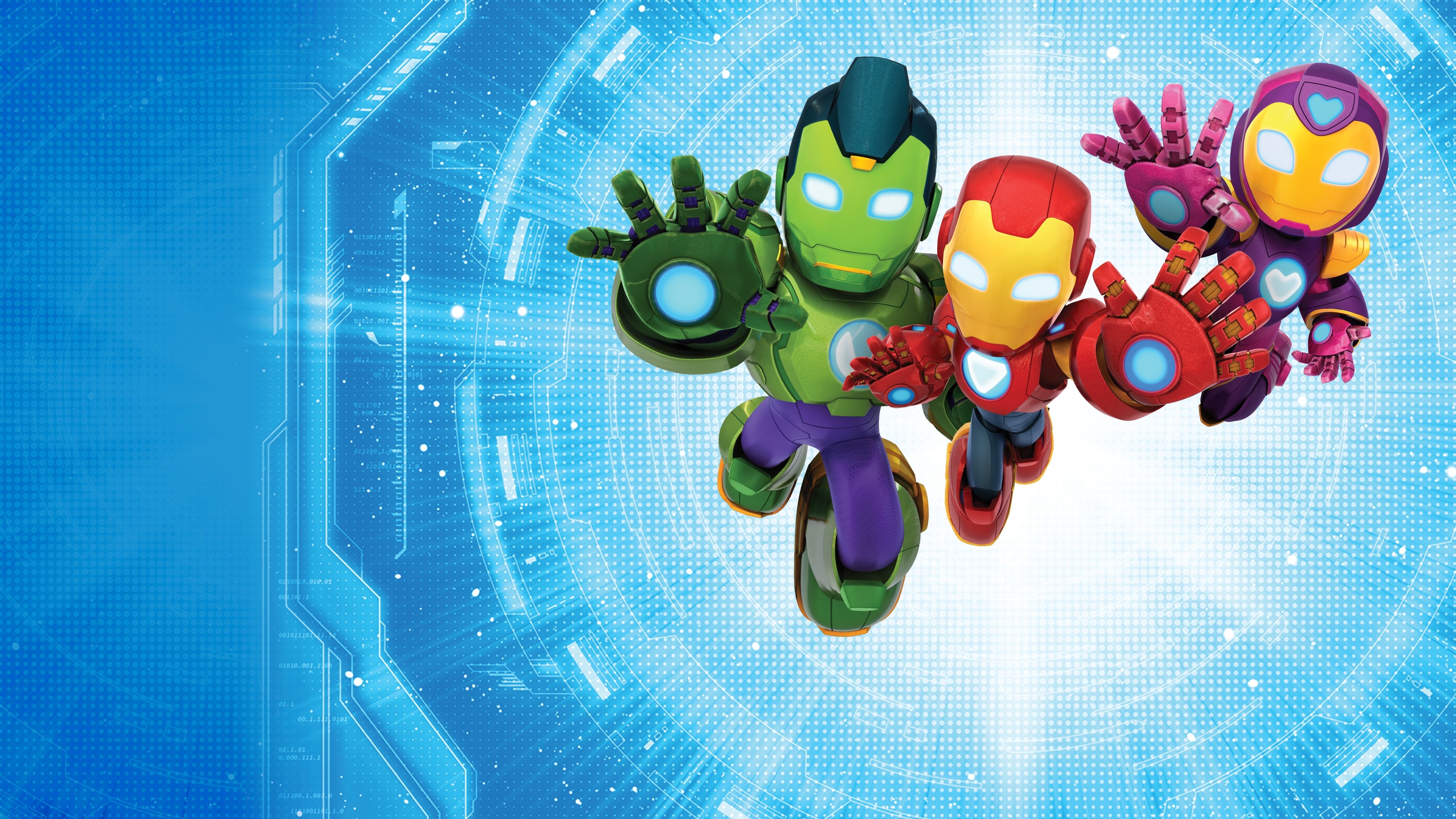 Meet Iron Man and His Awesome Friends Background