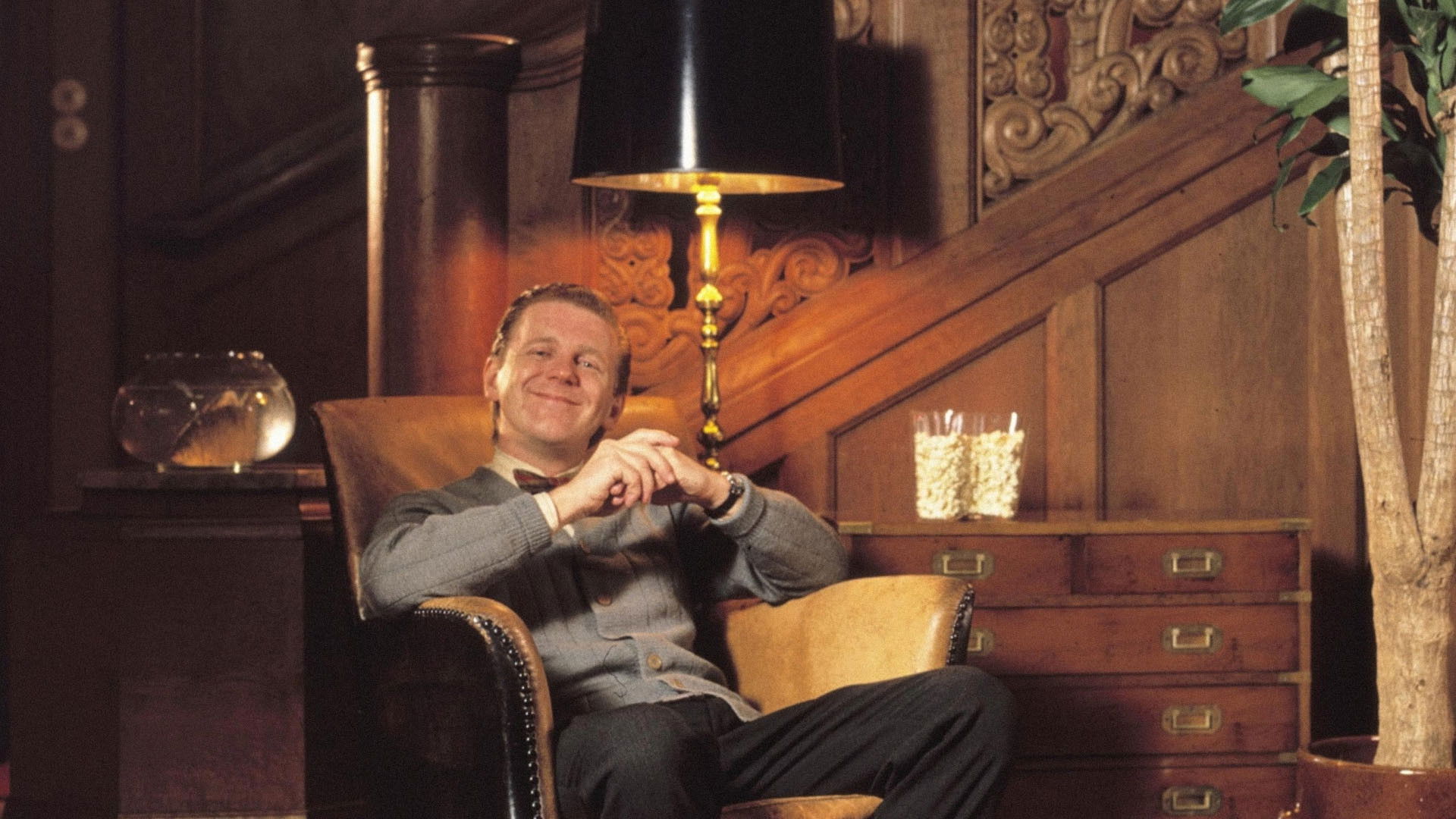 En himla många program Background