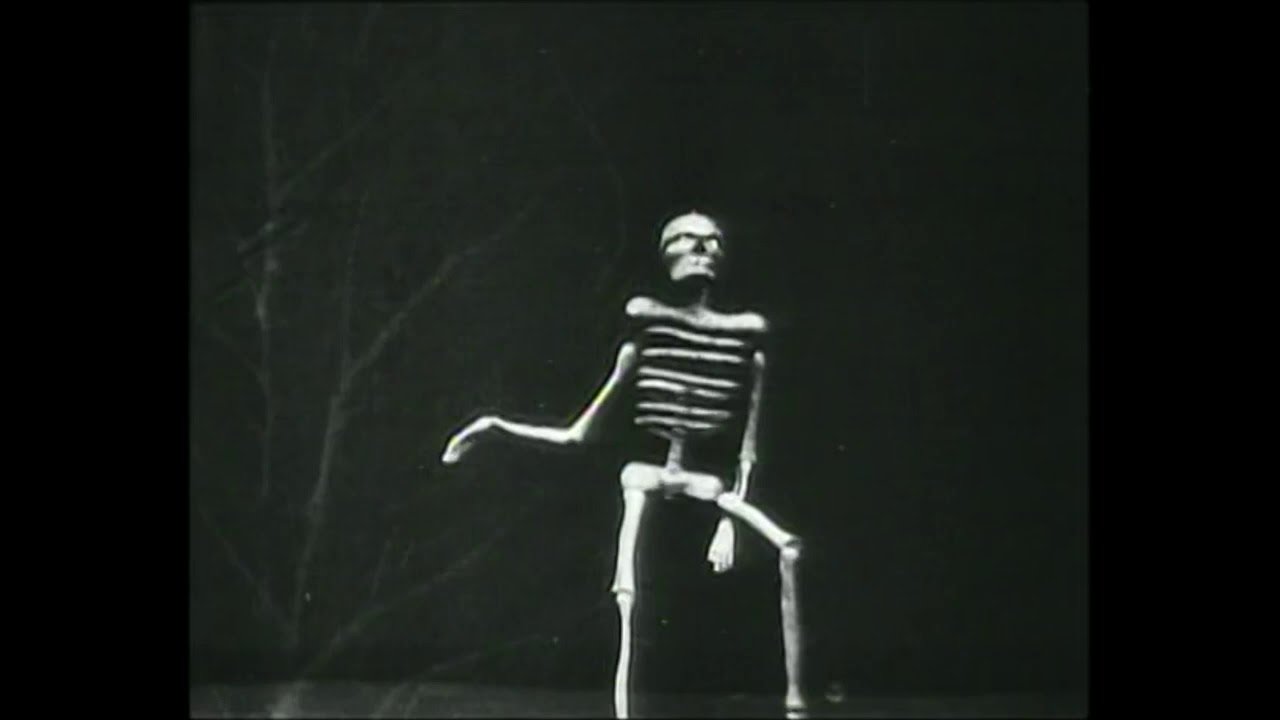 The Dancing Skeleton Background