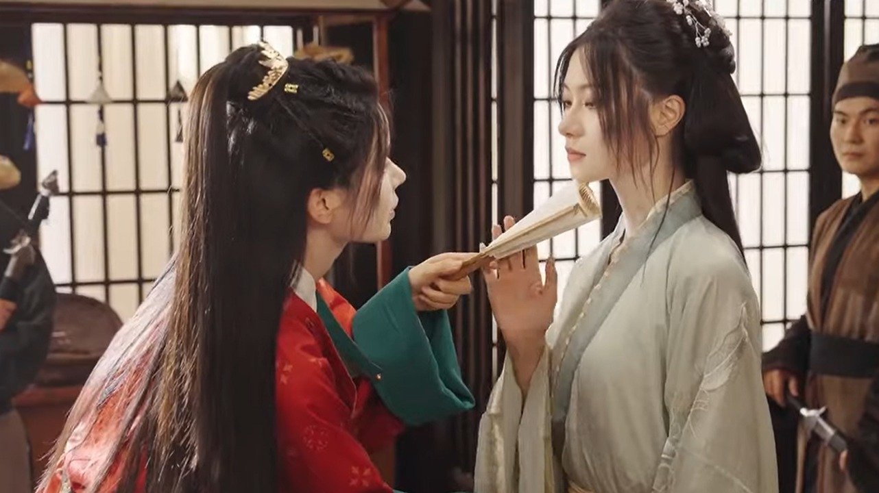 Blushing Snow, Bright as Cherries Background