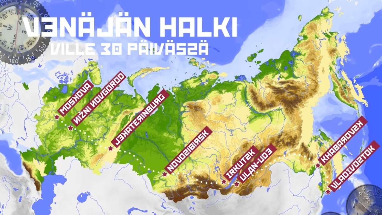 Venäjän halki 30 päivässä Background