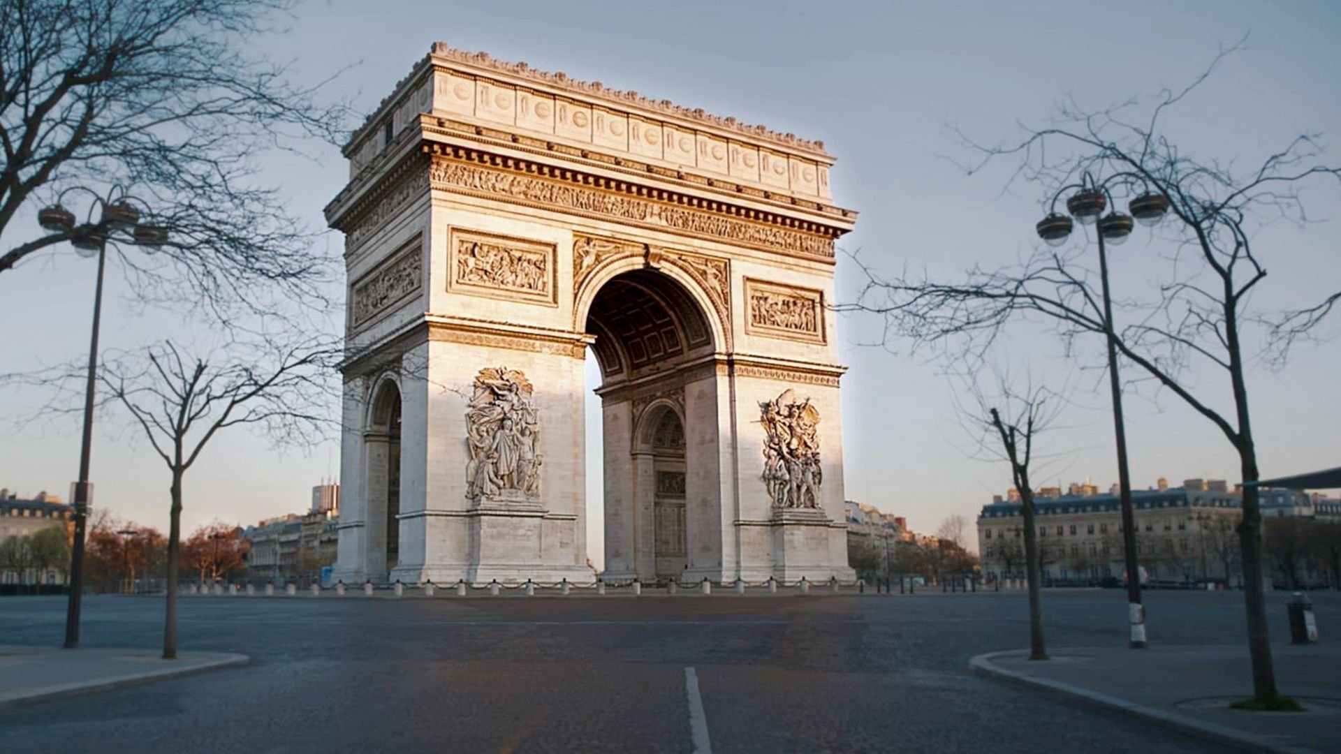 The Arc de Triomphe: A Nation's Passion Background