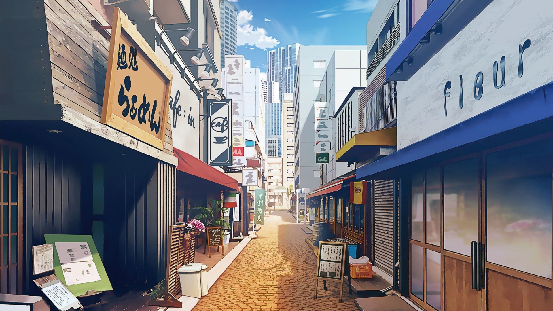 Style of Hiroshi Nohara's Lunch Background