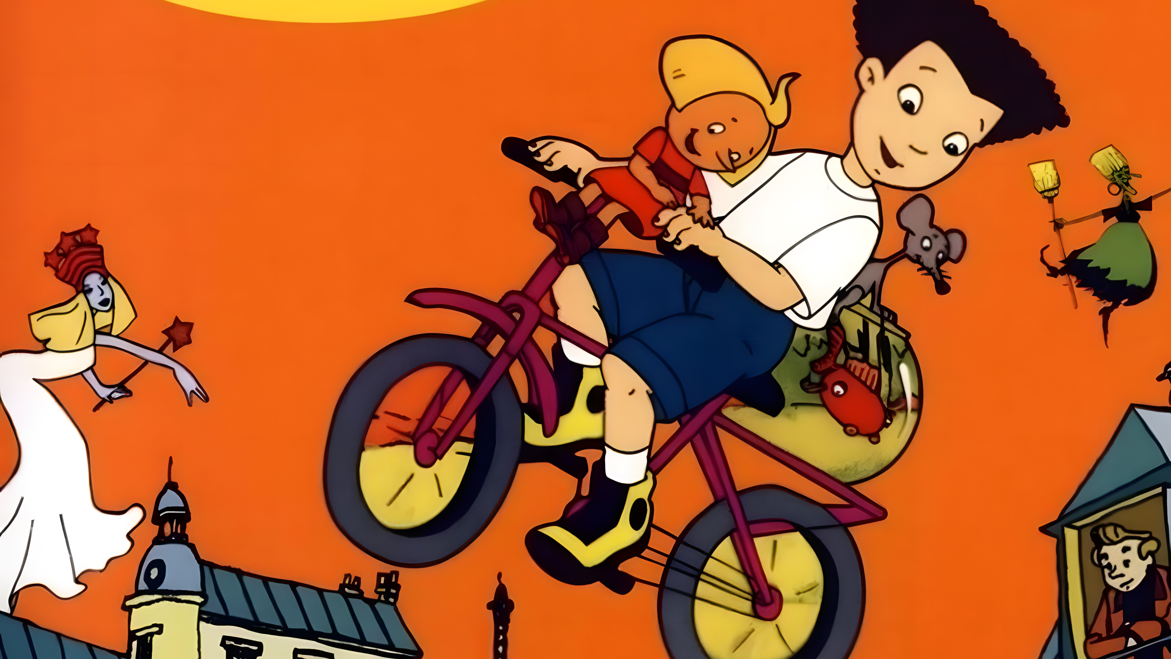 Les Contes de la rue Broca Background