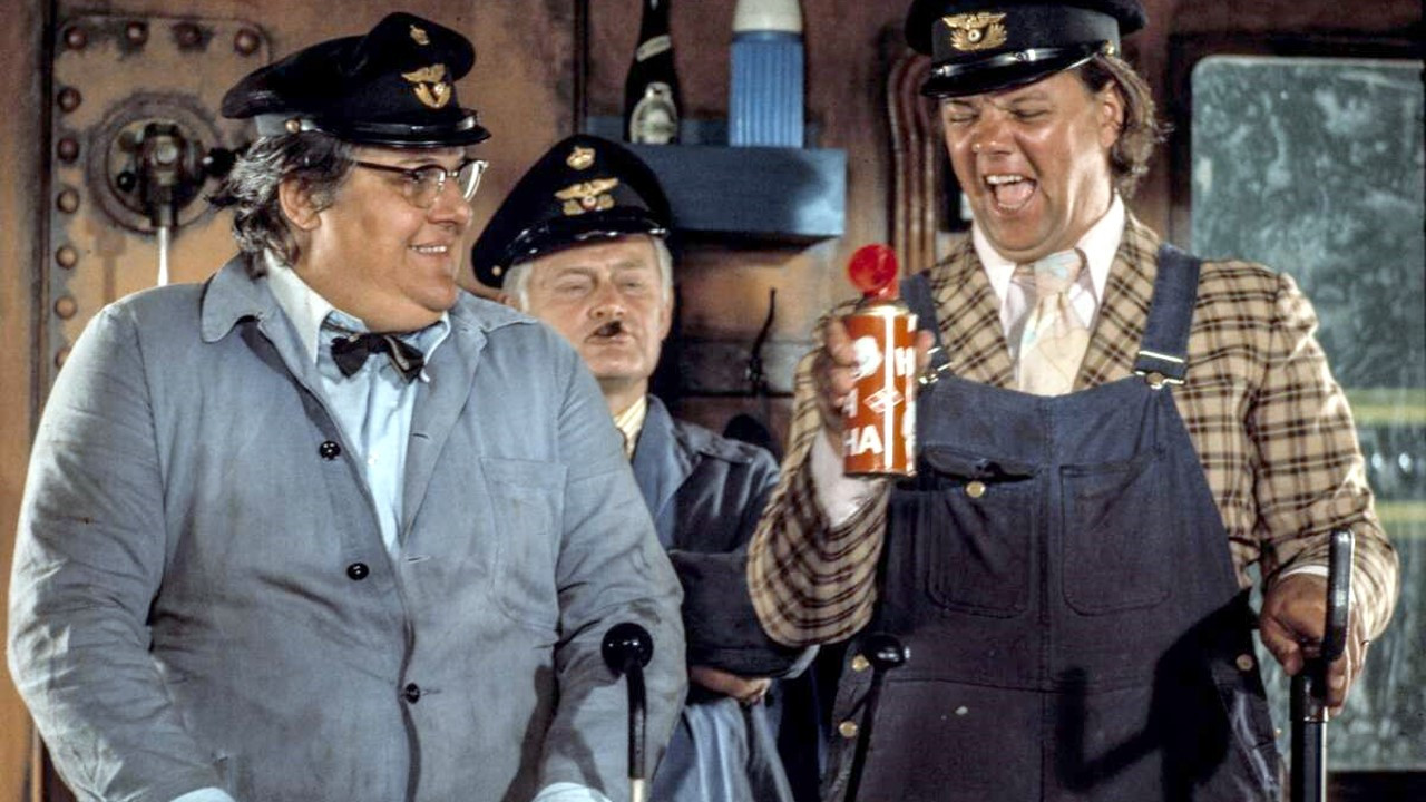 The Olsen Gang on the Track Background