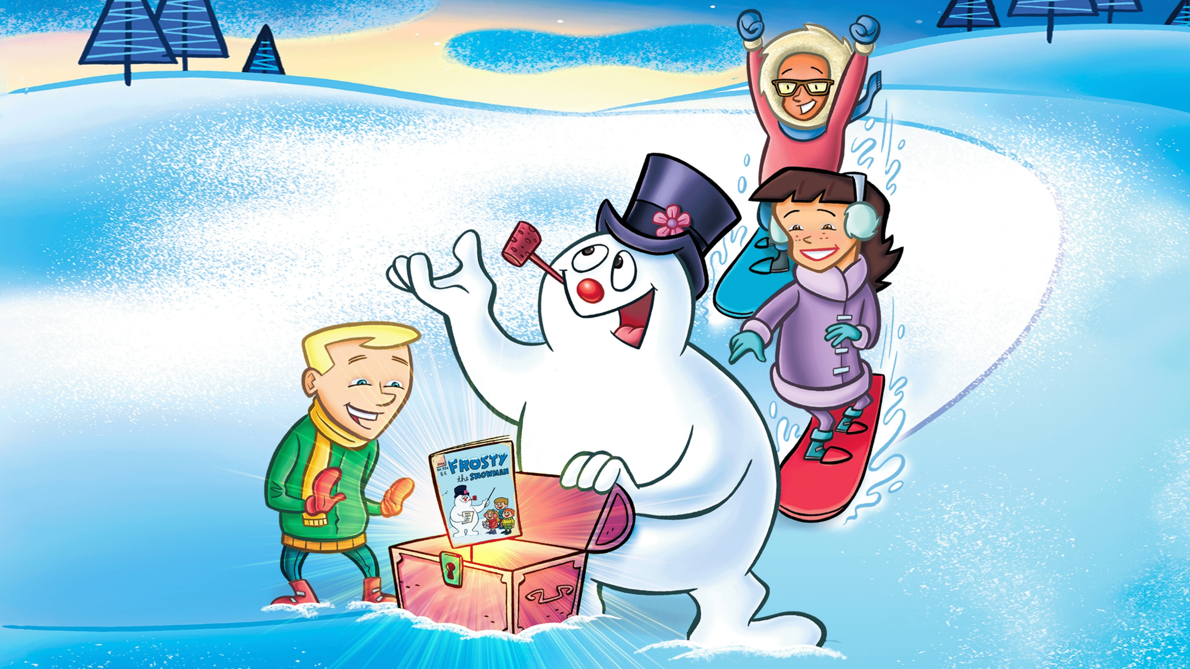 The Legend of Frosty the Snowman Background