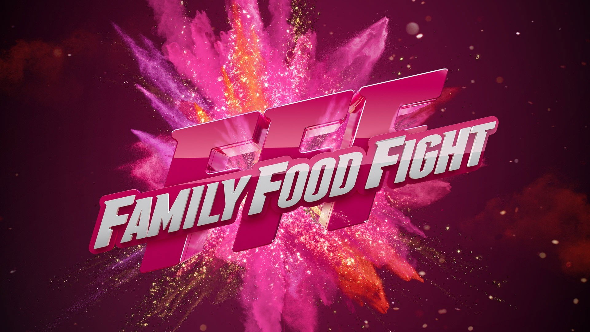 Family Food Fight Background