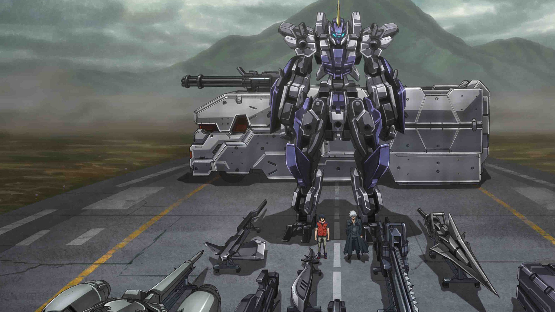 AMAIM: Warrior at the Borderline UltraSteel Ogre-Gear Background