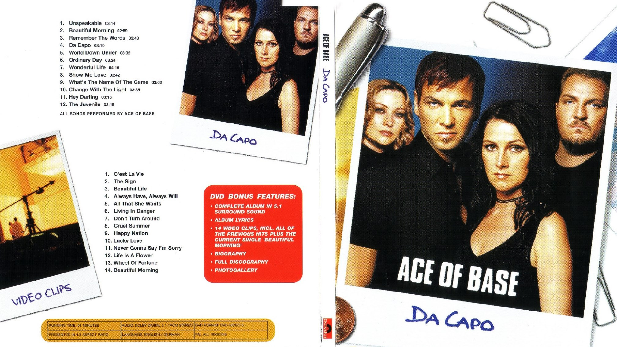 Ace of Base - Da Capo Background
