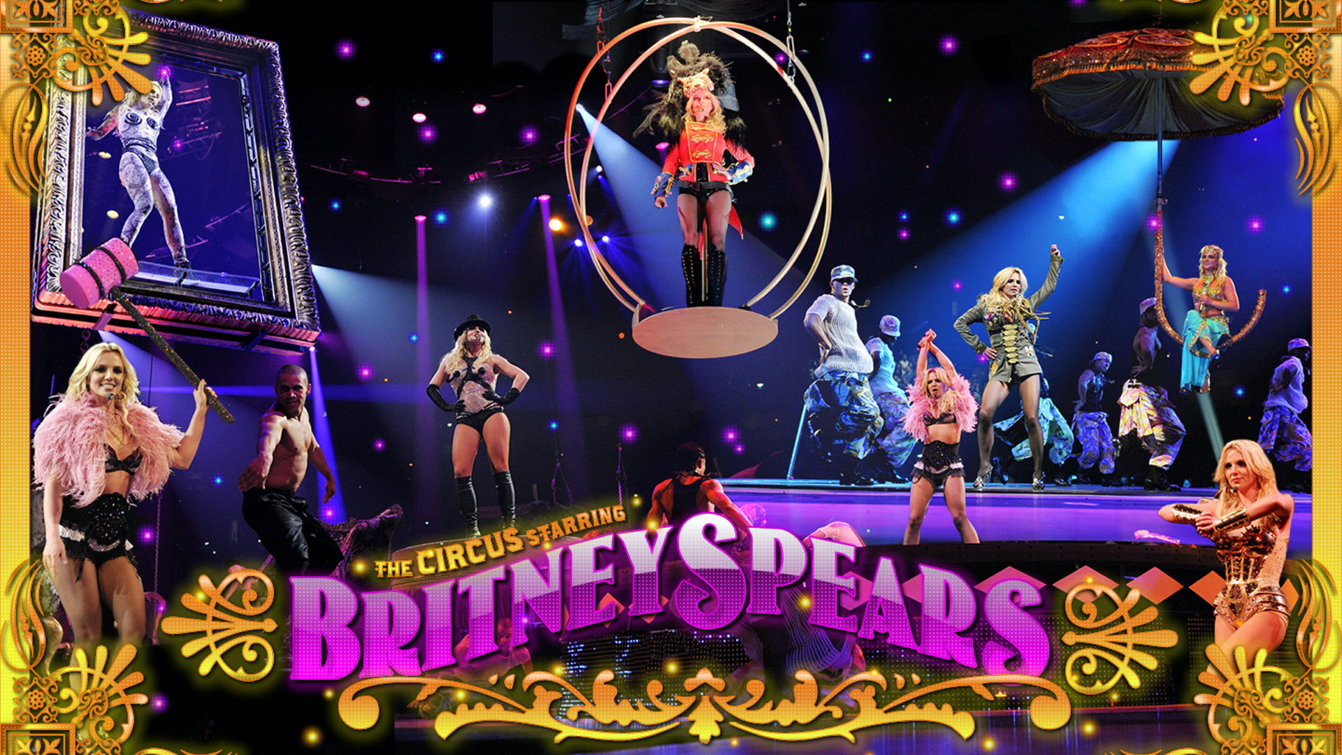 The Circus Starring: Britney Spears Background