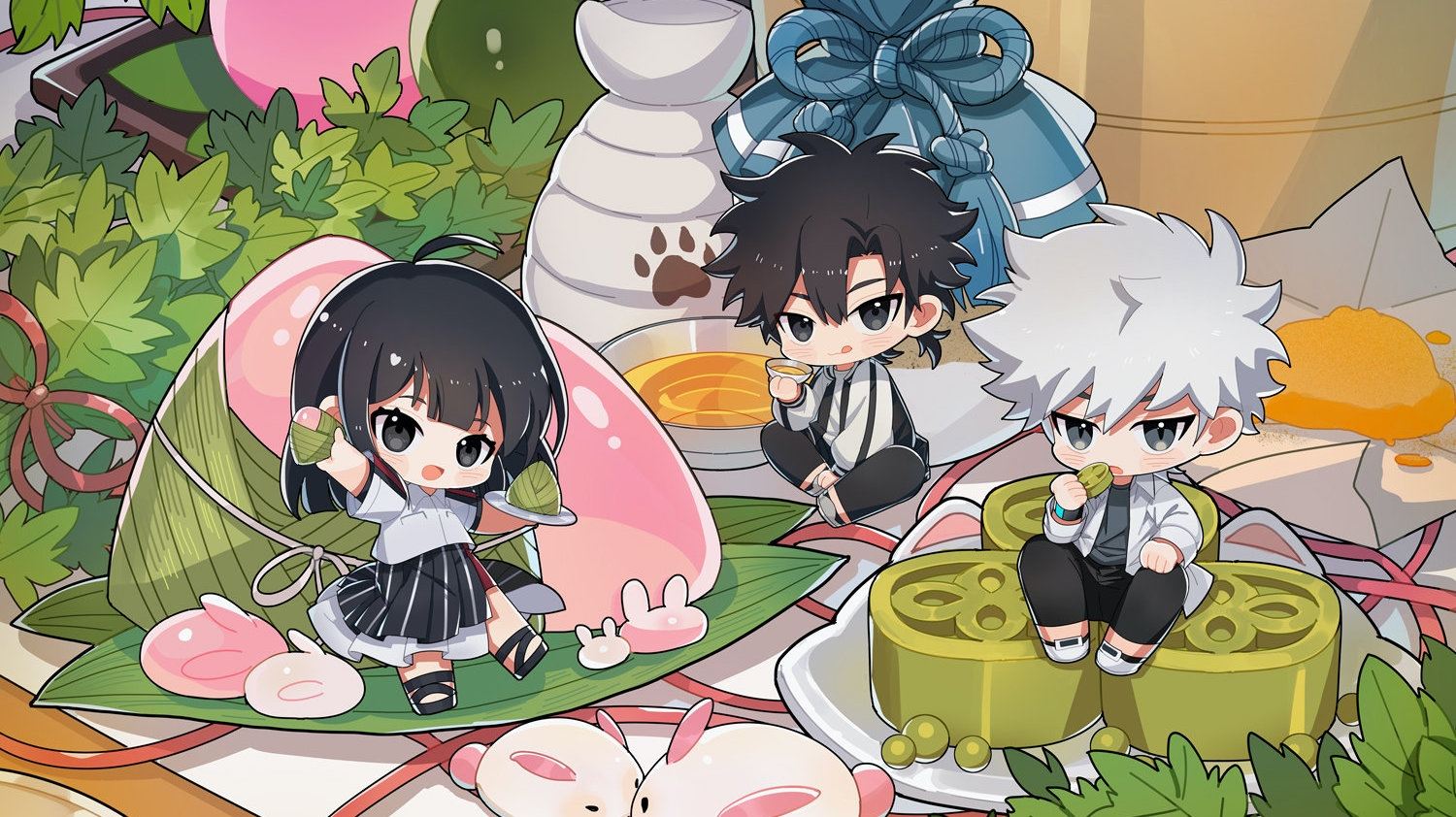 Link Click: The Daily Life in Lightime Background