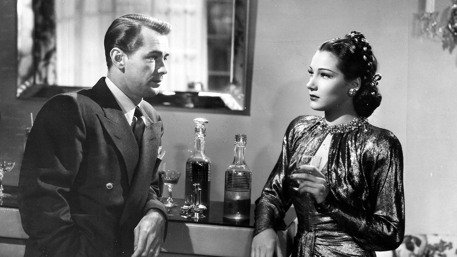 The Blue Dahlia Background