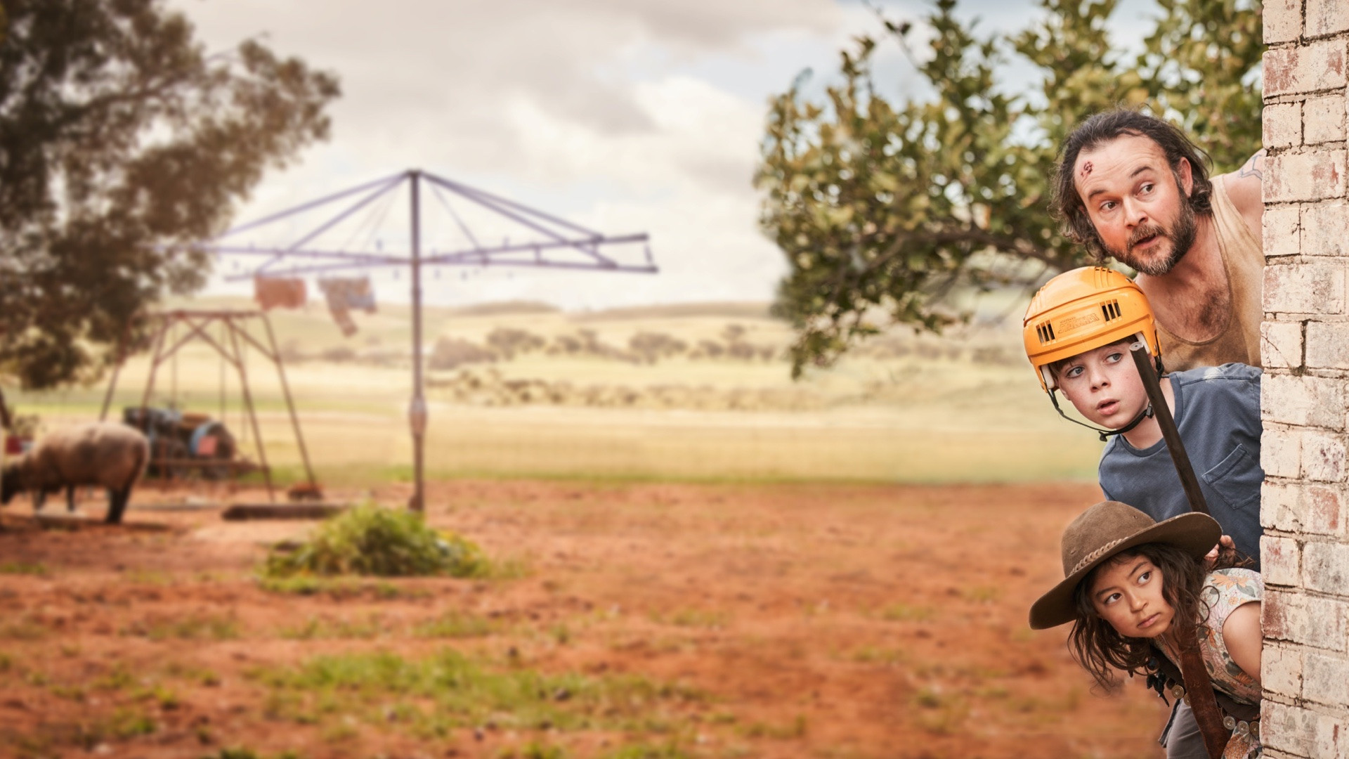 A Sunburnt Christmas Background