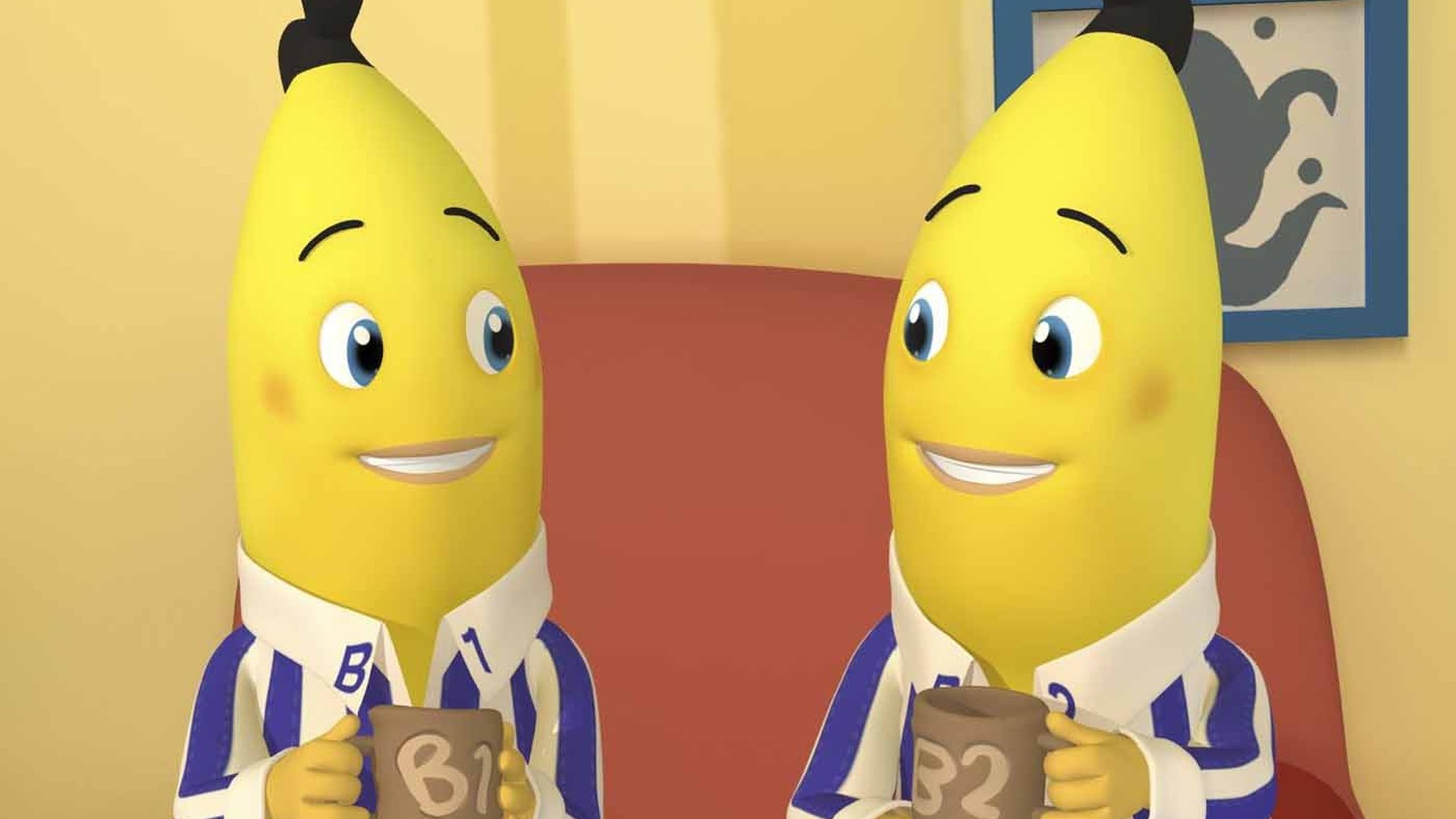 Bananas in Pyjamas Background