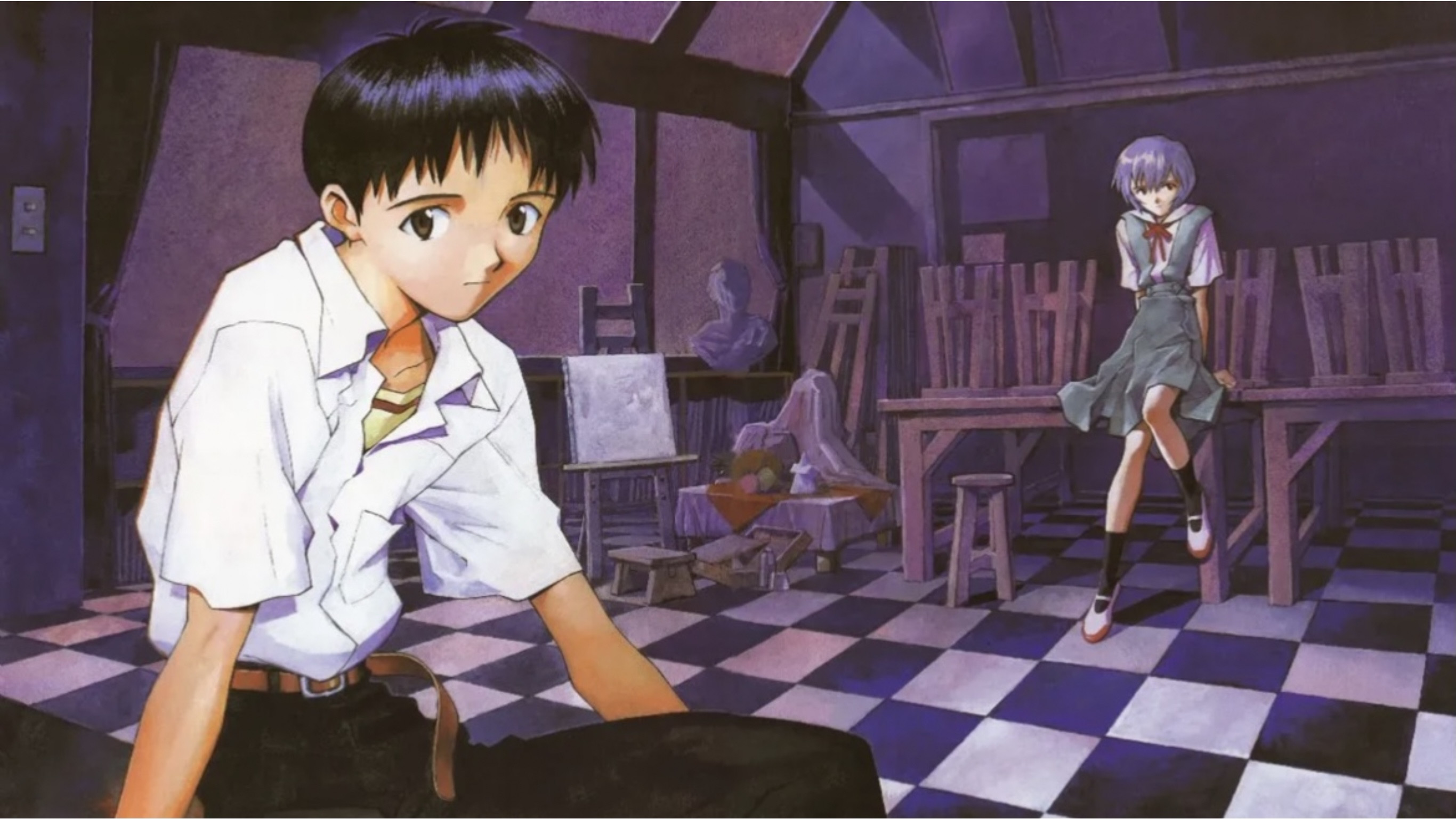 Neon Genesis Evangelion: Genesis 0:0’ - The Light from the Darkness Background