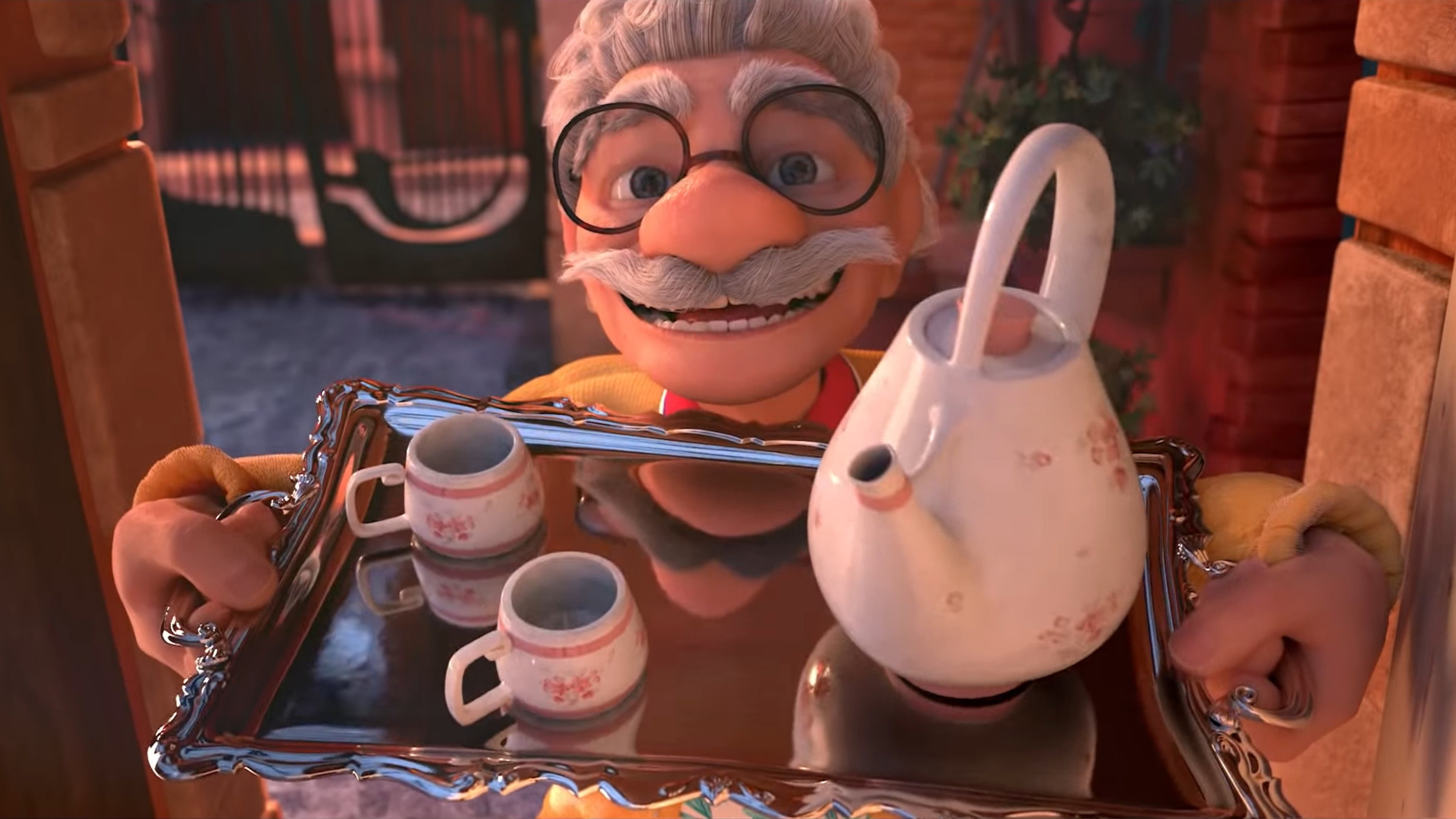 The Courtyard Background