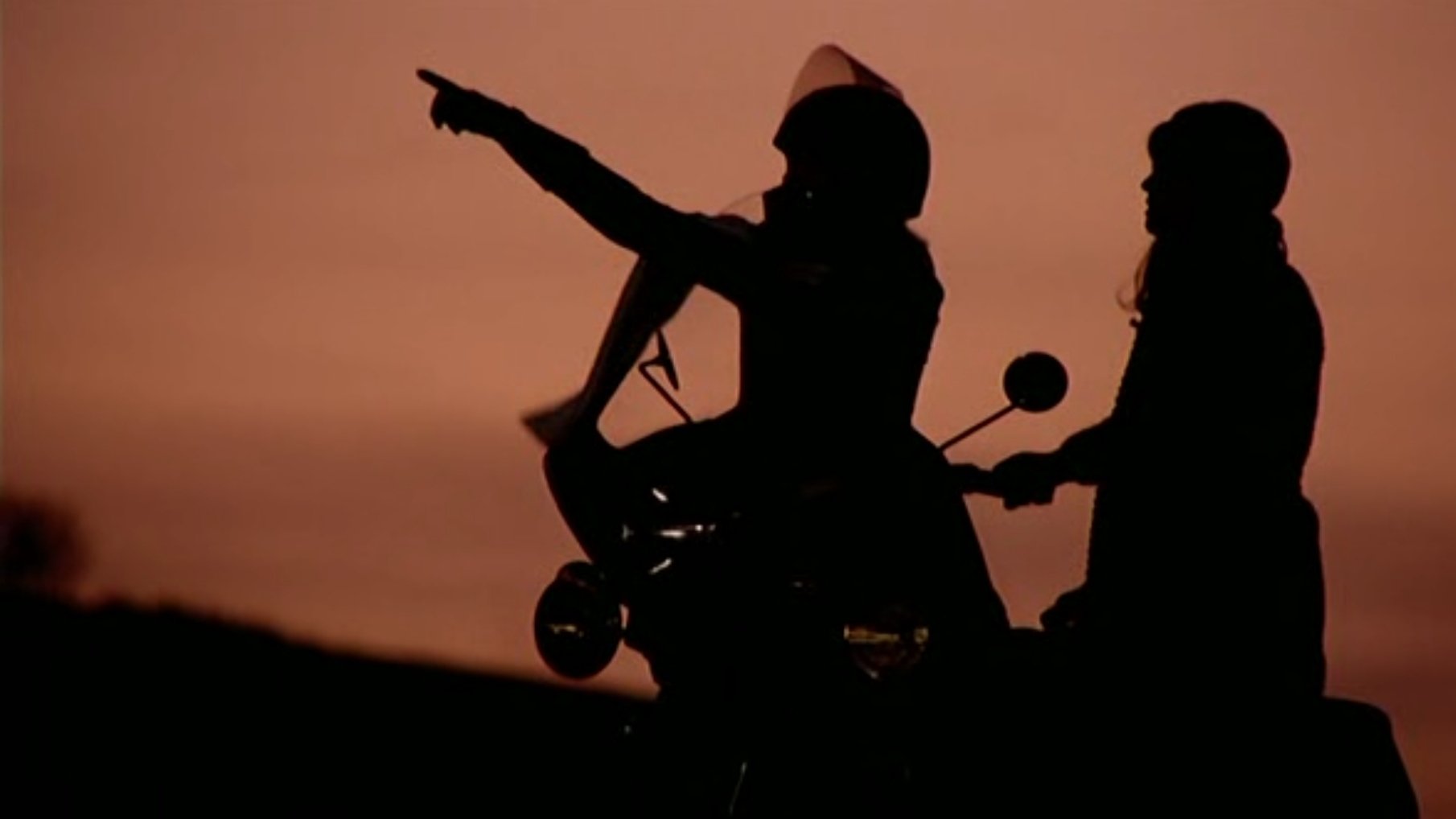 Blonde in Black Leather Background