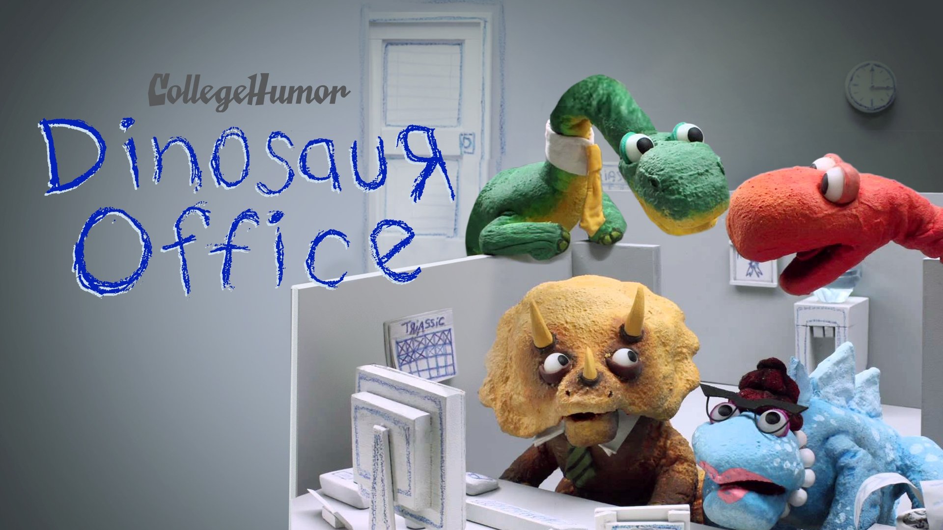 Dinosaur Office Background