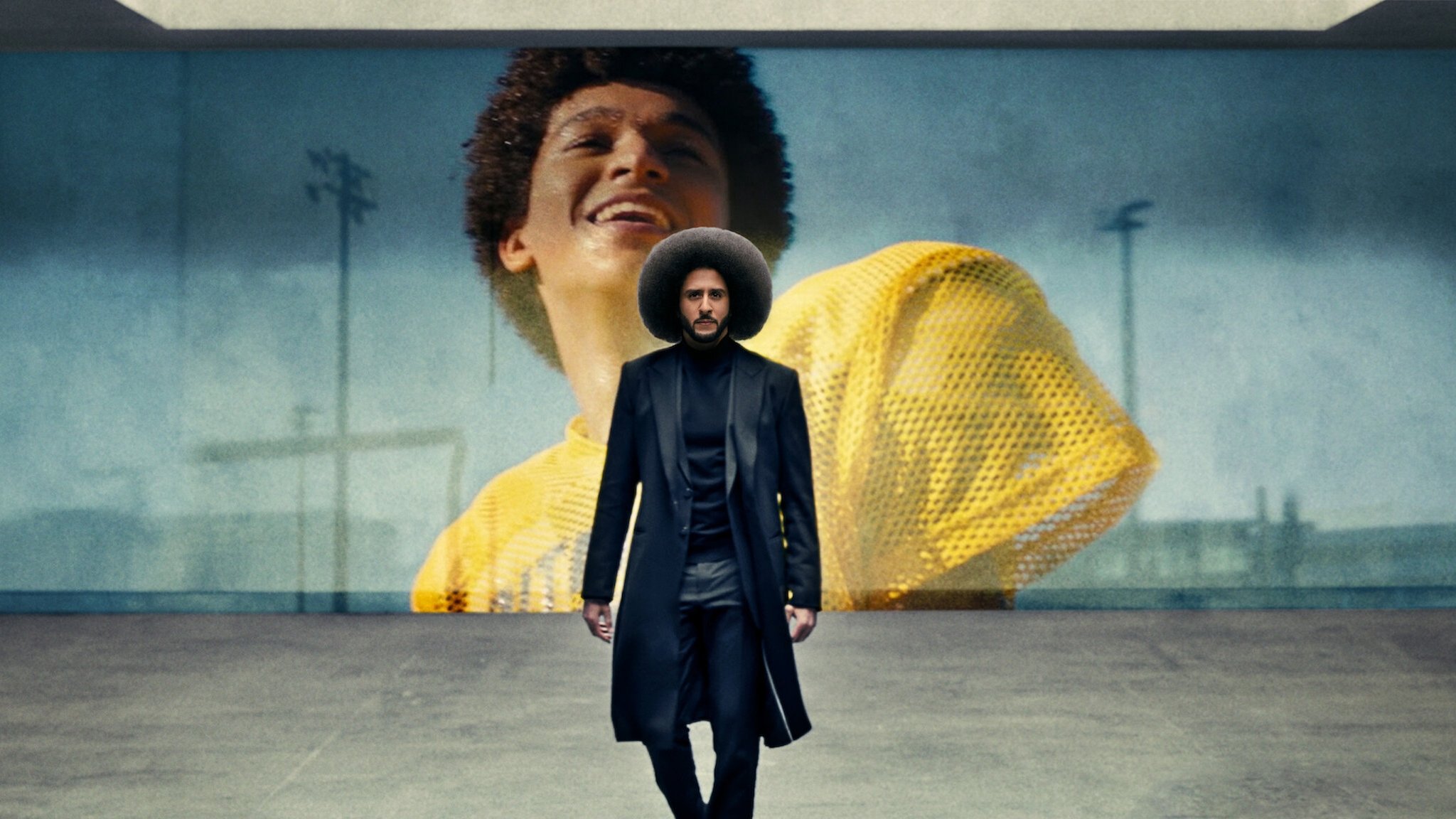 Colin in Black and White Background