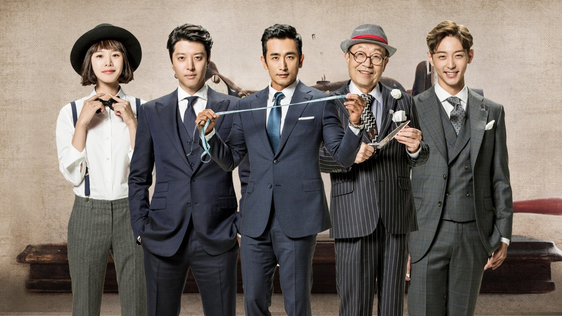The Gentlemen of Wolgyesu Tailor Shop Background