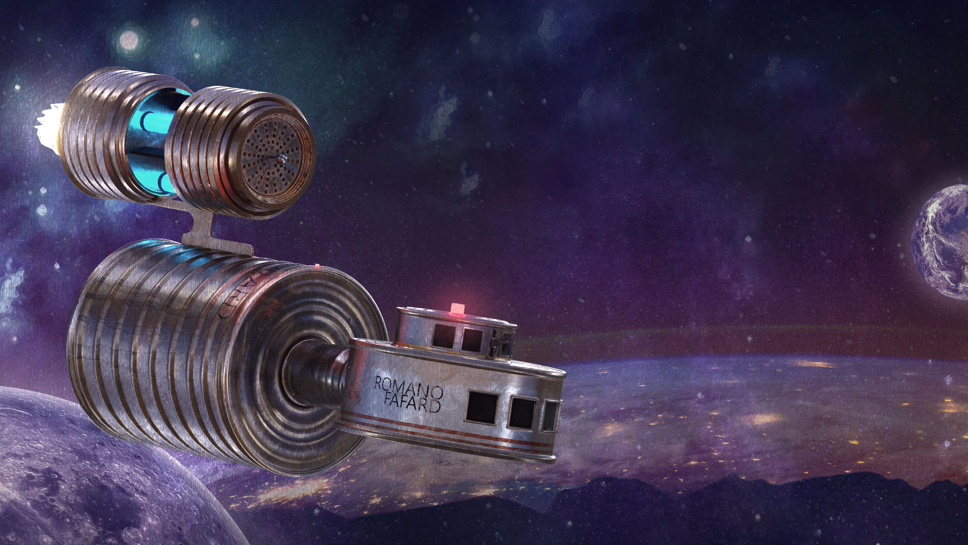 Dans une galaxie près de chez vous : 25 ans de mission Background