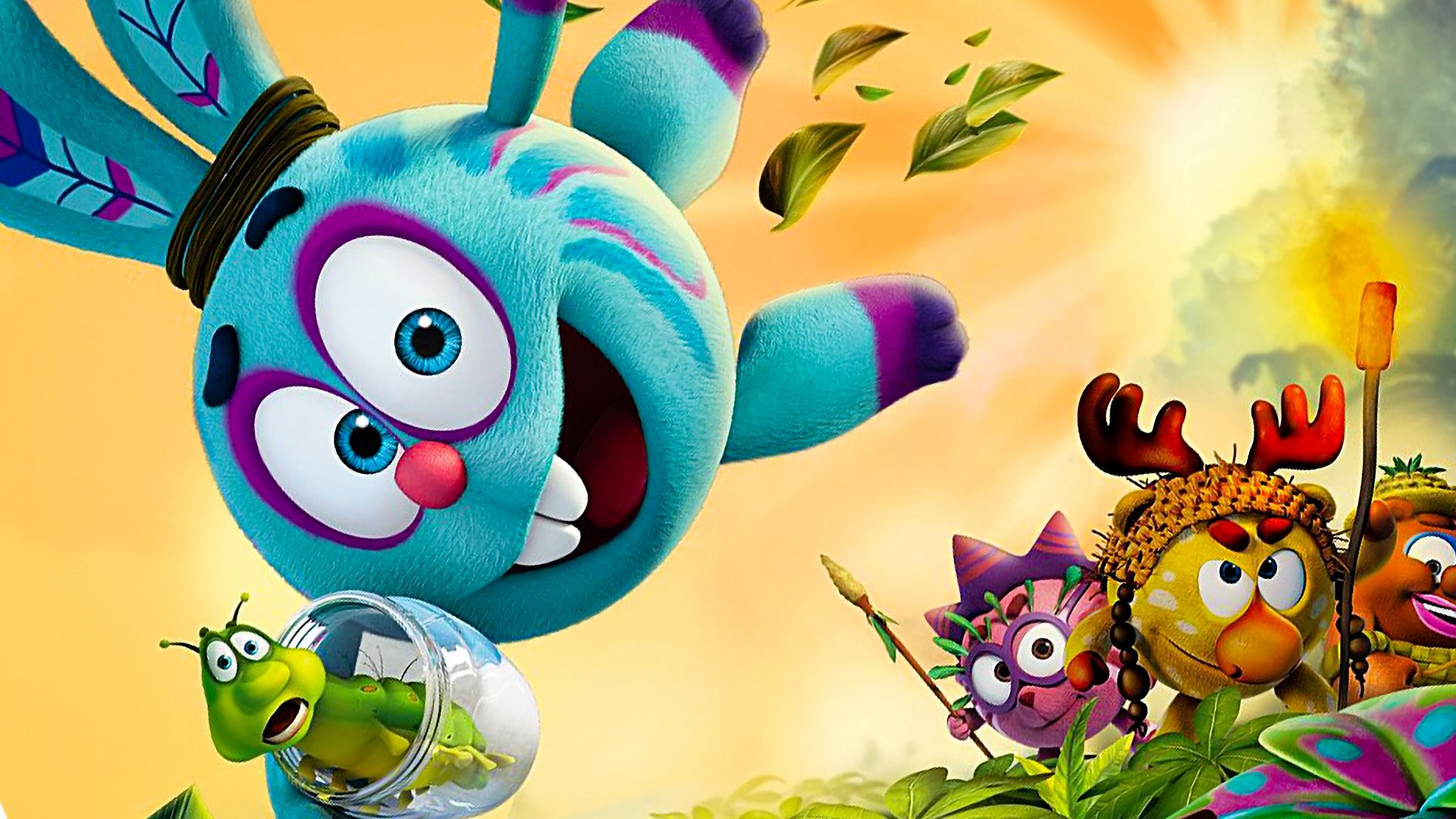 Kikoriki. Legend of the Golden Dragon Background