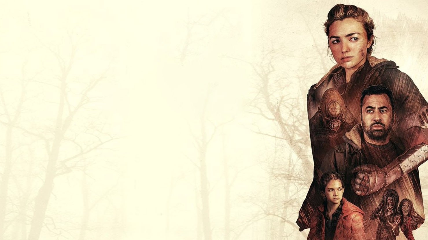 The Girl in the Woods Background