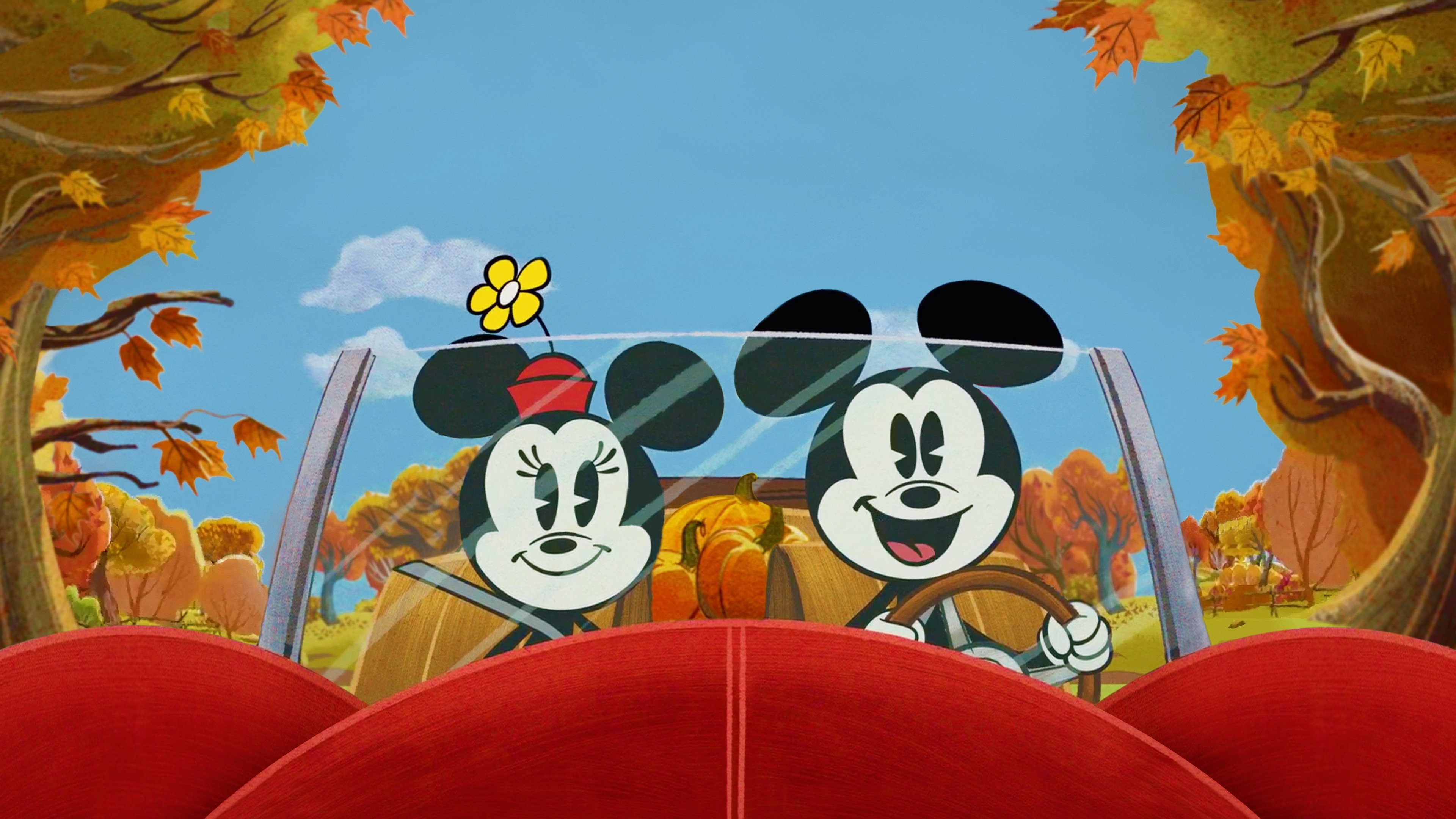 The Wonderful Autumn of Mickey Mouse Background