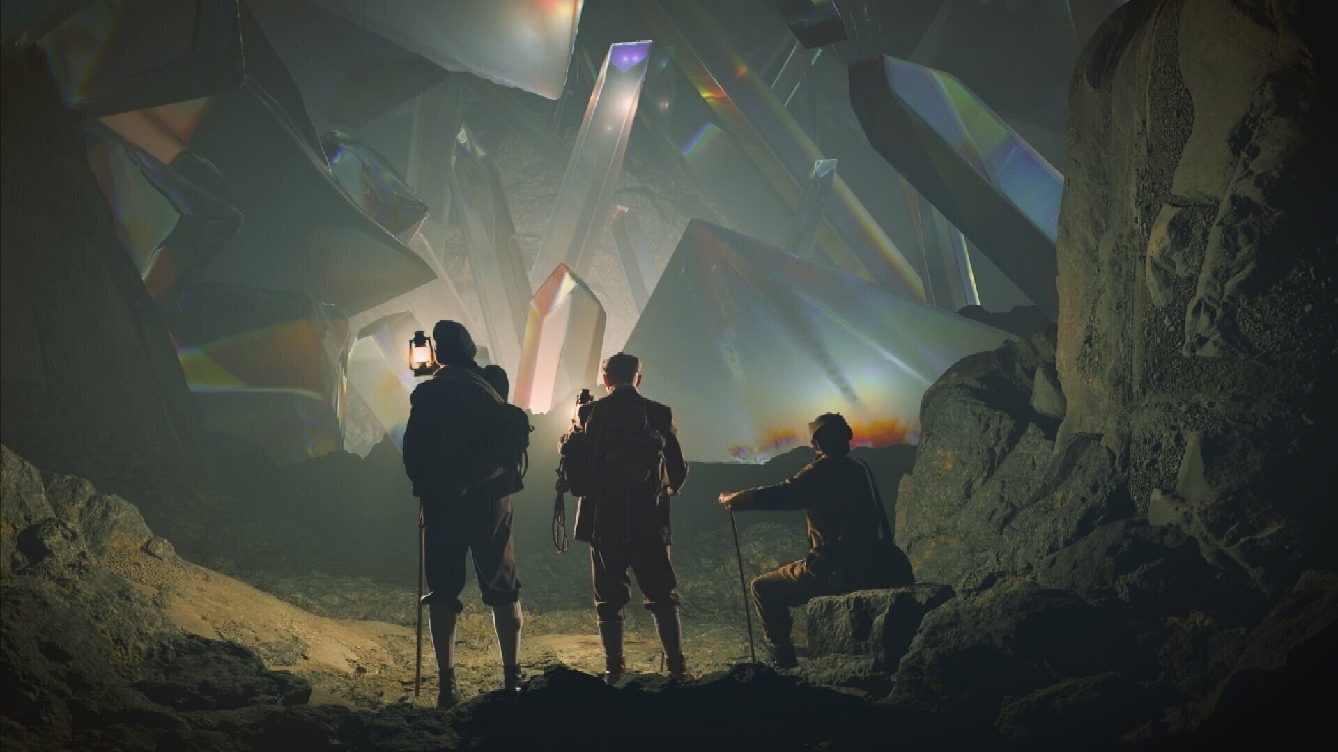 Voyages au centre de la Terre : Dans les pas de Jules Verne Background