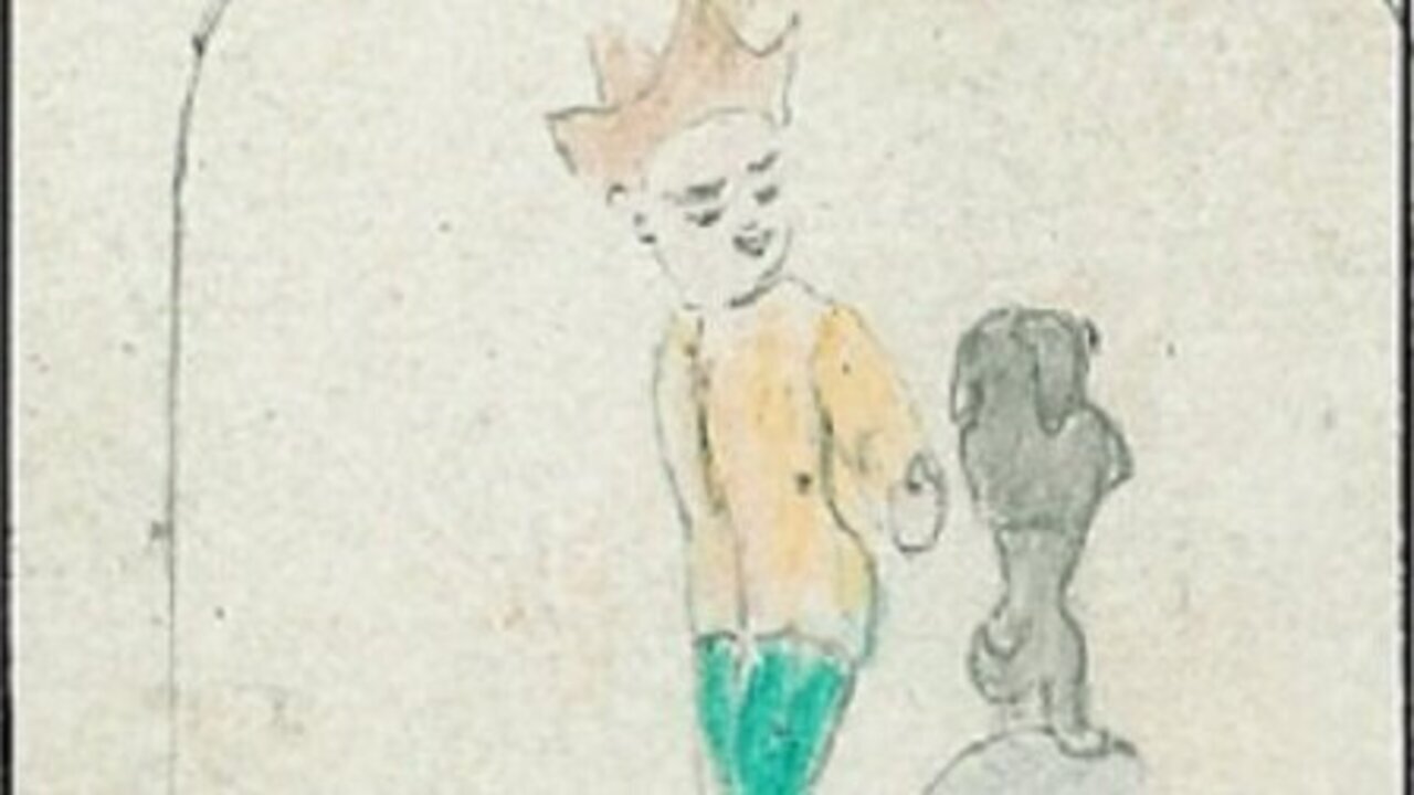 Clown and His Dogs Background