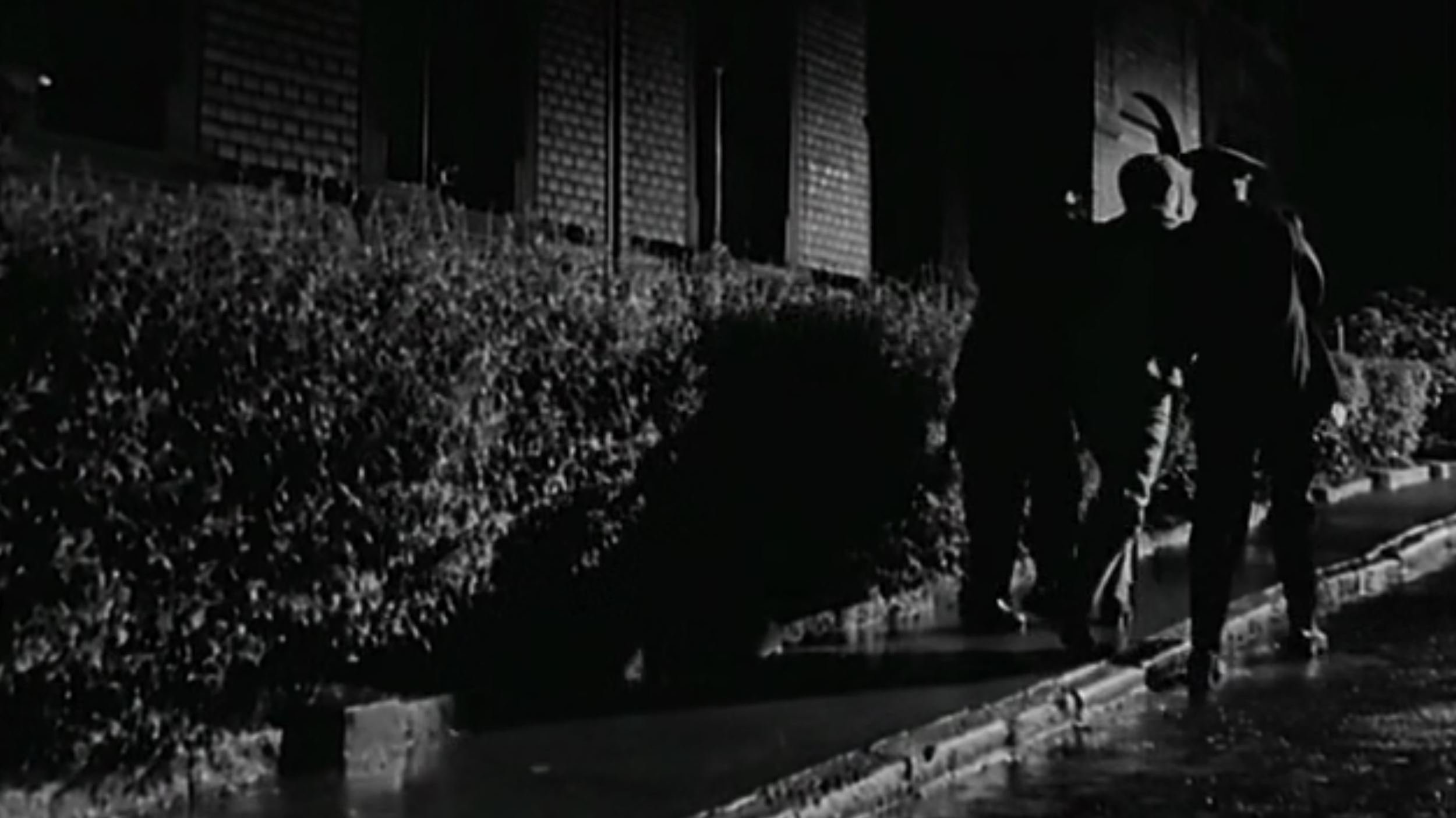 Schritte in der Nacht Background