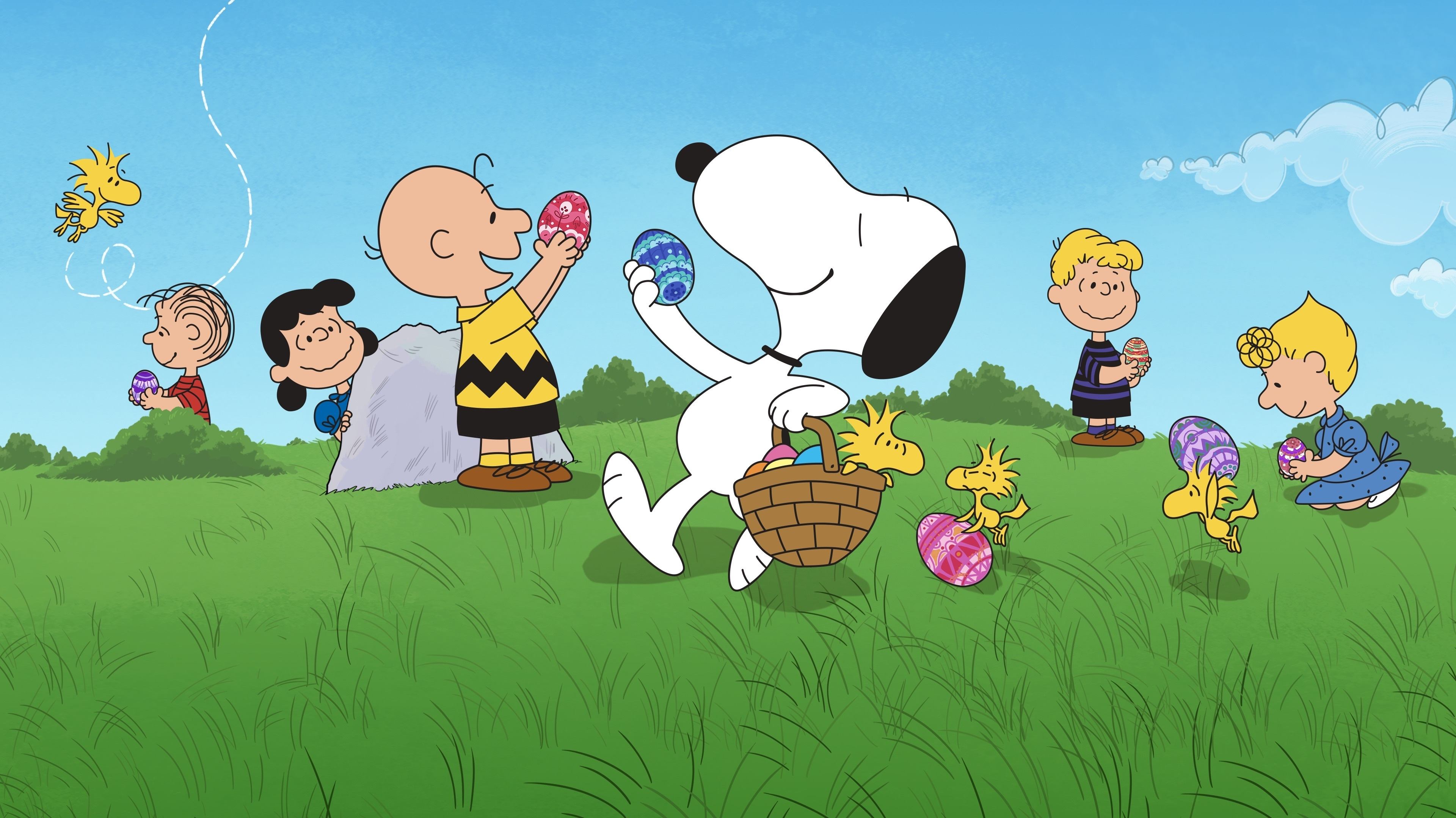 It's the Easter Beagle, Charlie Brown Background