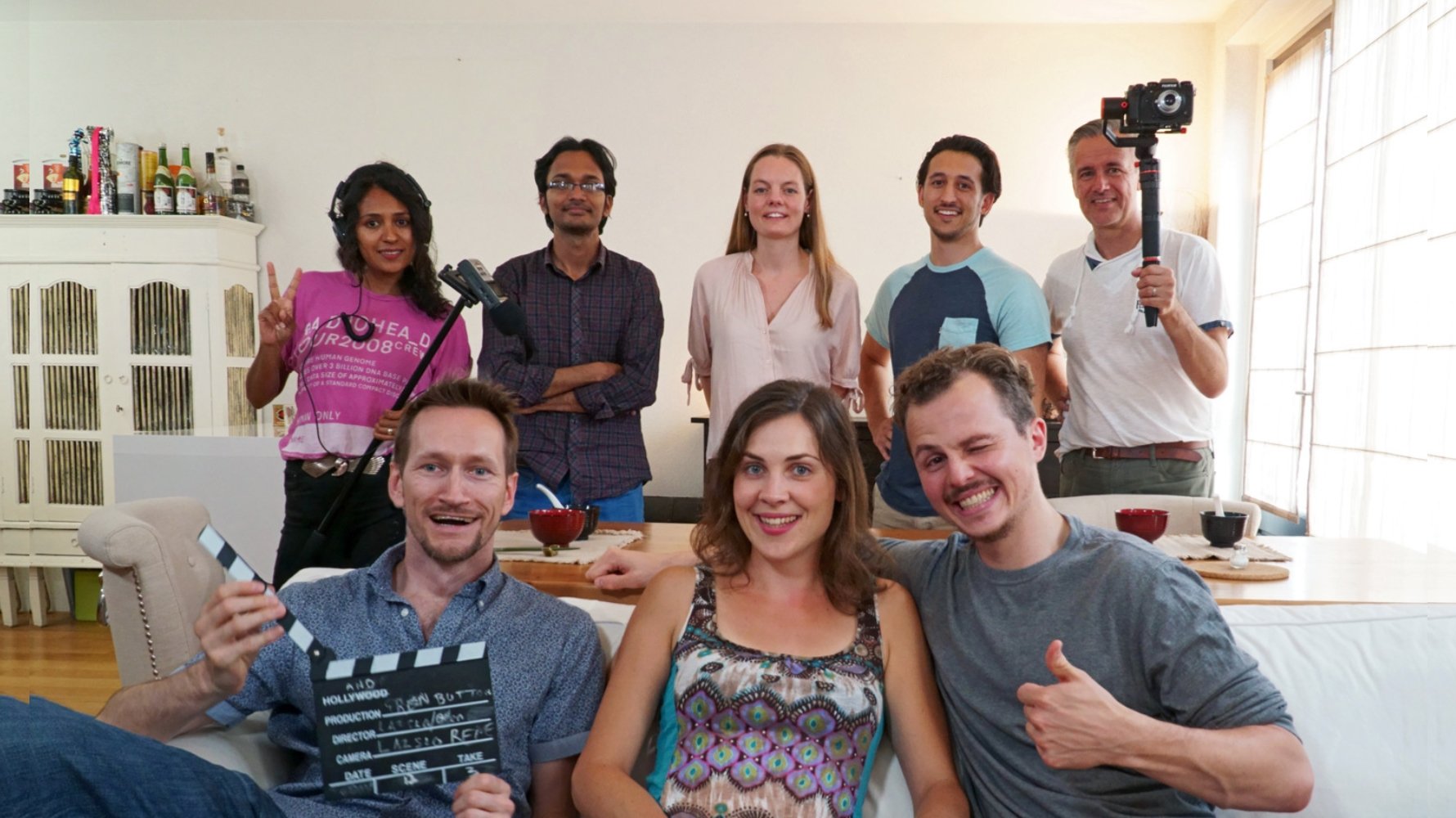 The Green Button Background