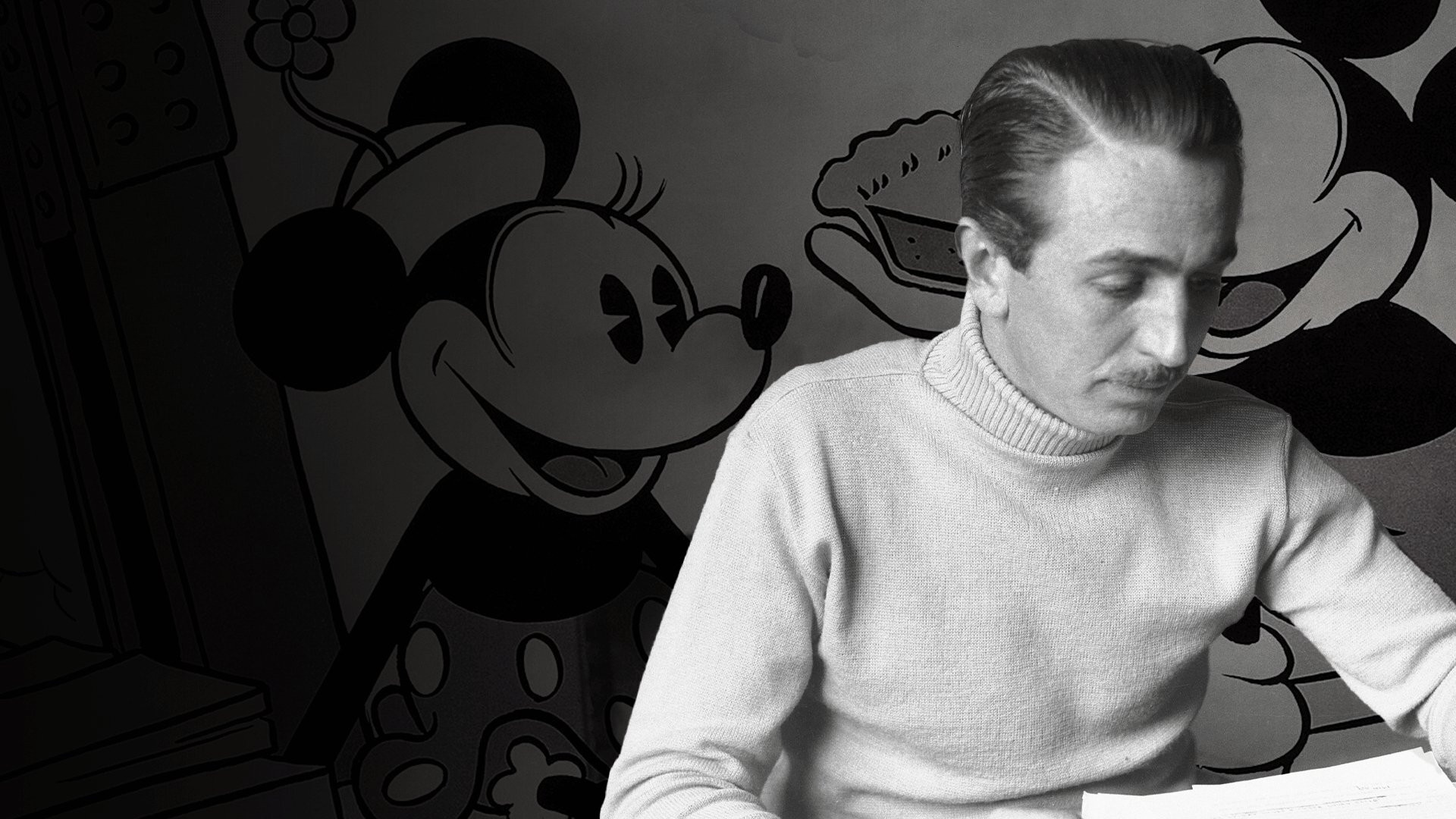 Walt Disney, l'homme qui voulait changer le monde Background