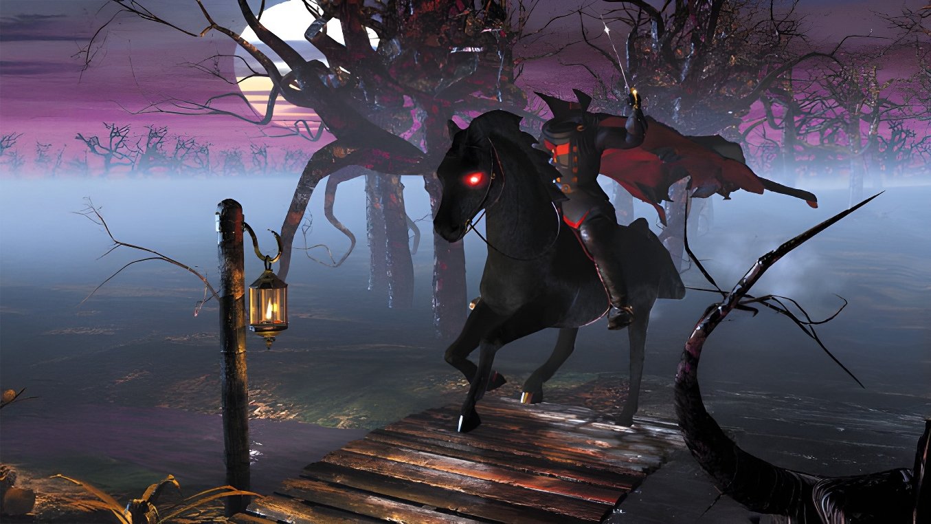The Night of the Headless Horseman Background