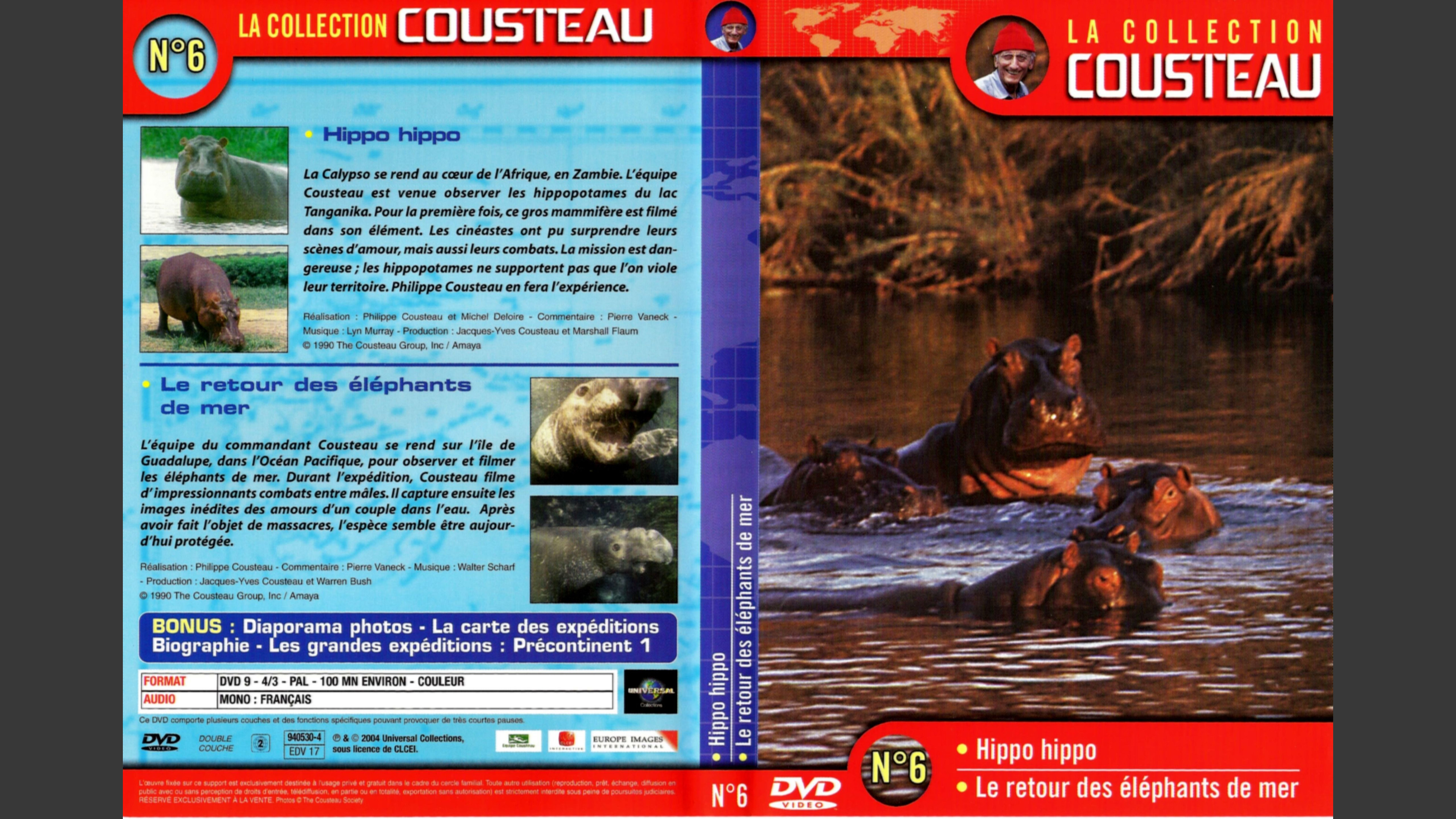 The Cousteau Collection N°6-1 | Hippo, Hippo Background