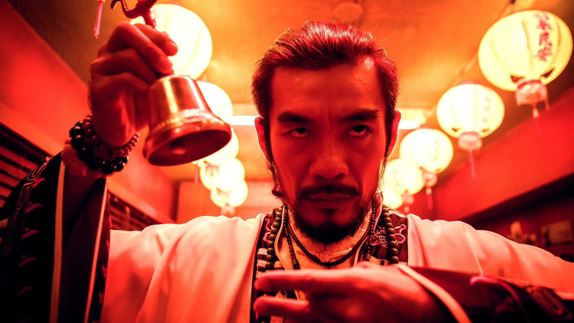 A House of Blocks Background