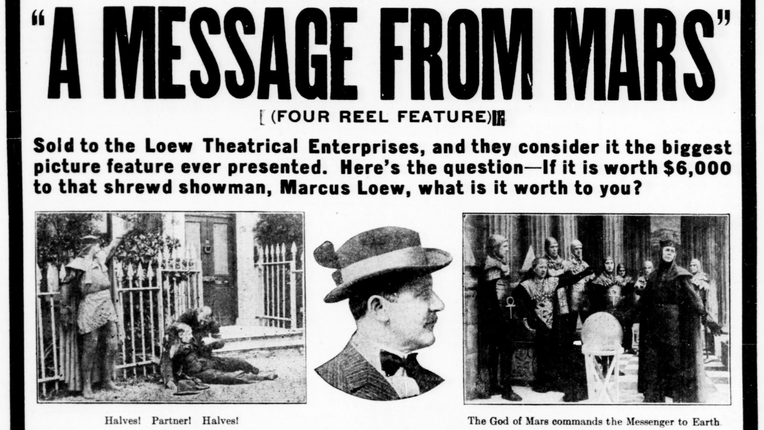 A Message from Mars Background