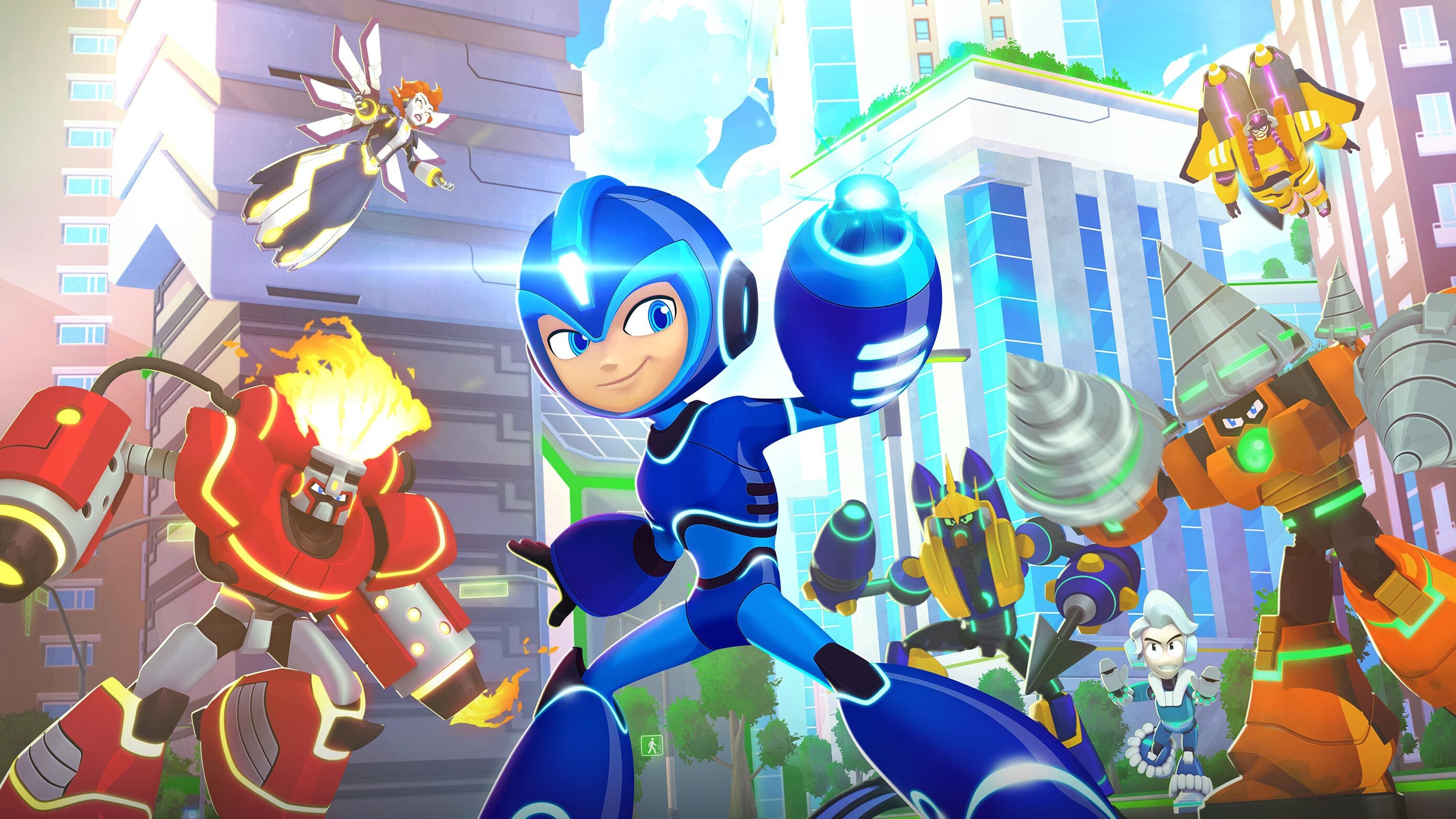 Mega Man: Fully Charged Background