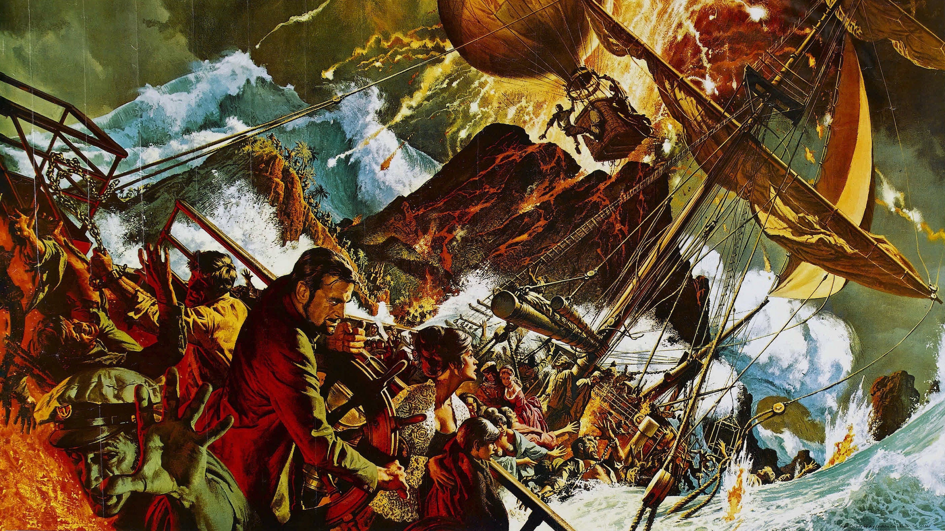 Krakatoa, East of Java Background