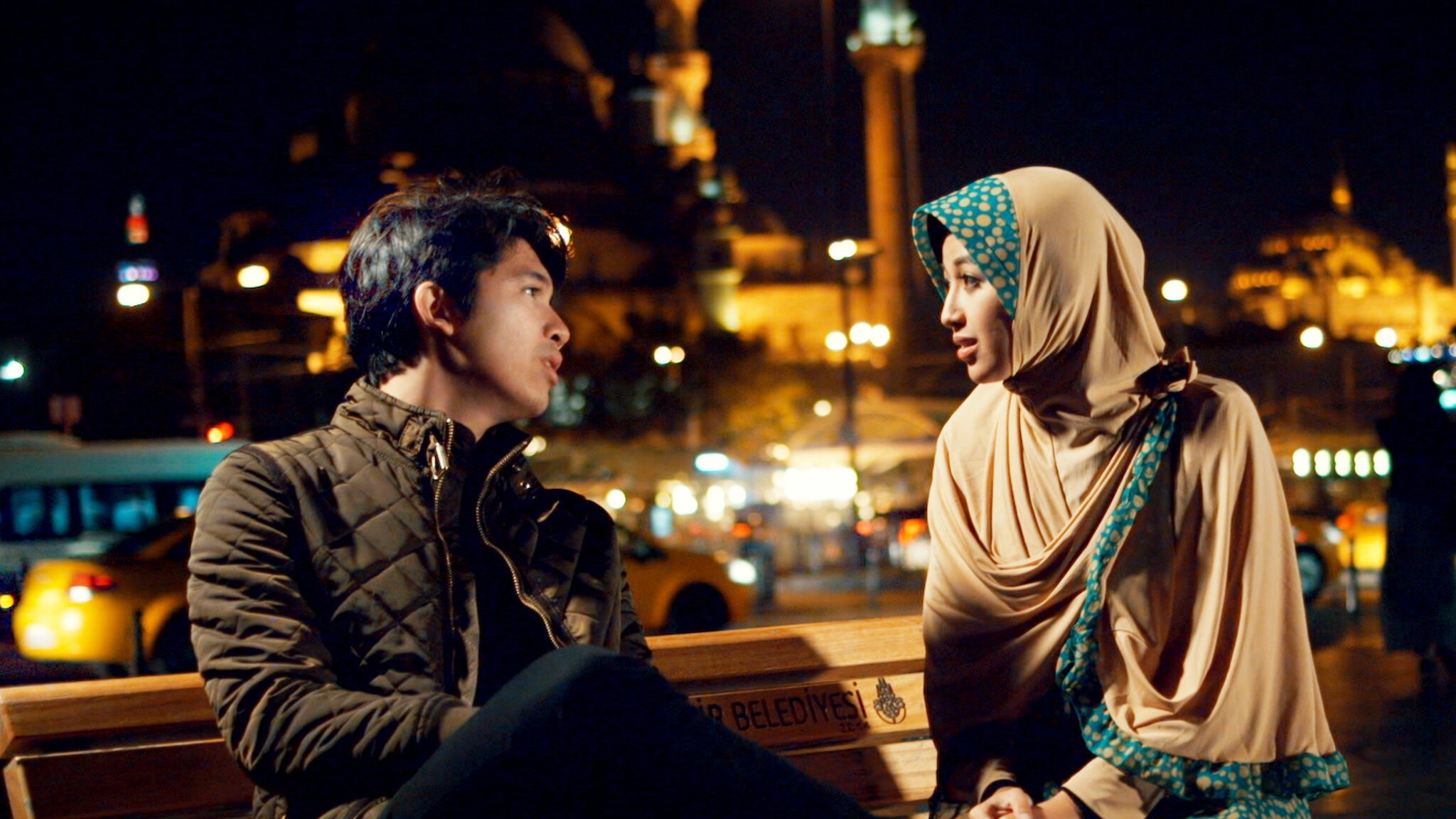 The Girl on Forbidden Land Background