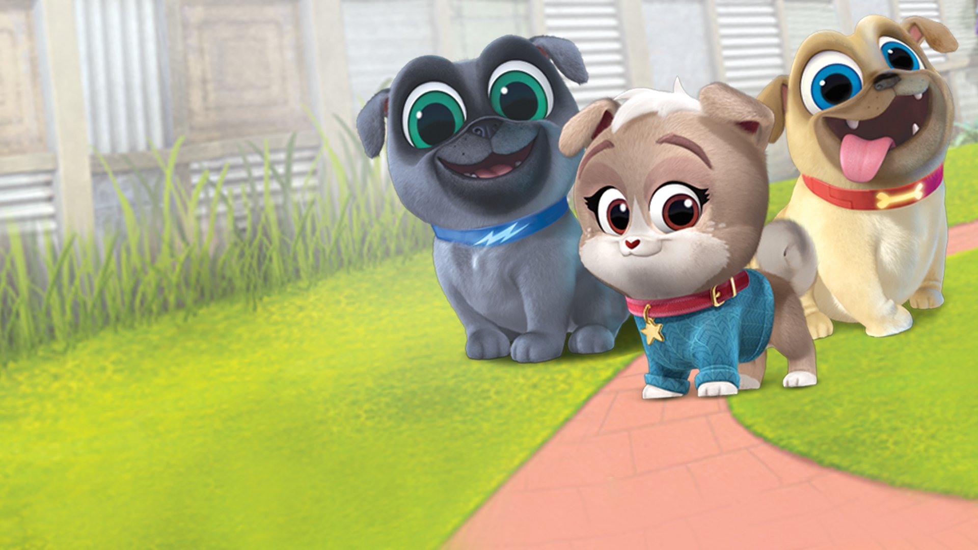 Playtime with Puppy Dog Pals Background