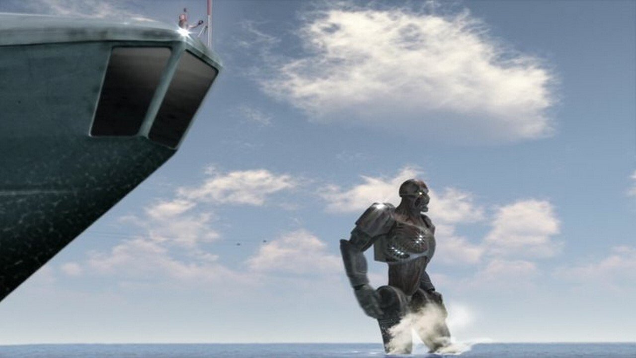 Mega Shark vs. Kolossus Background