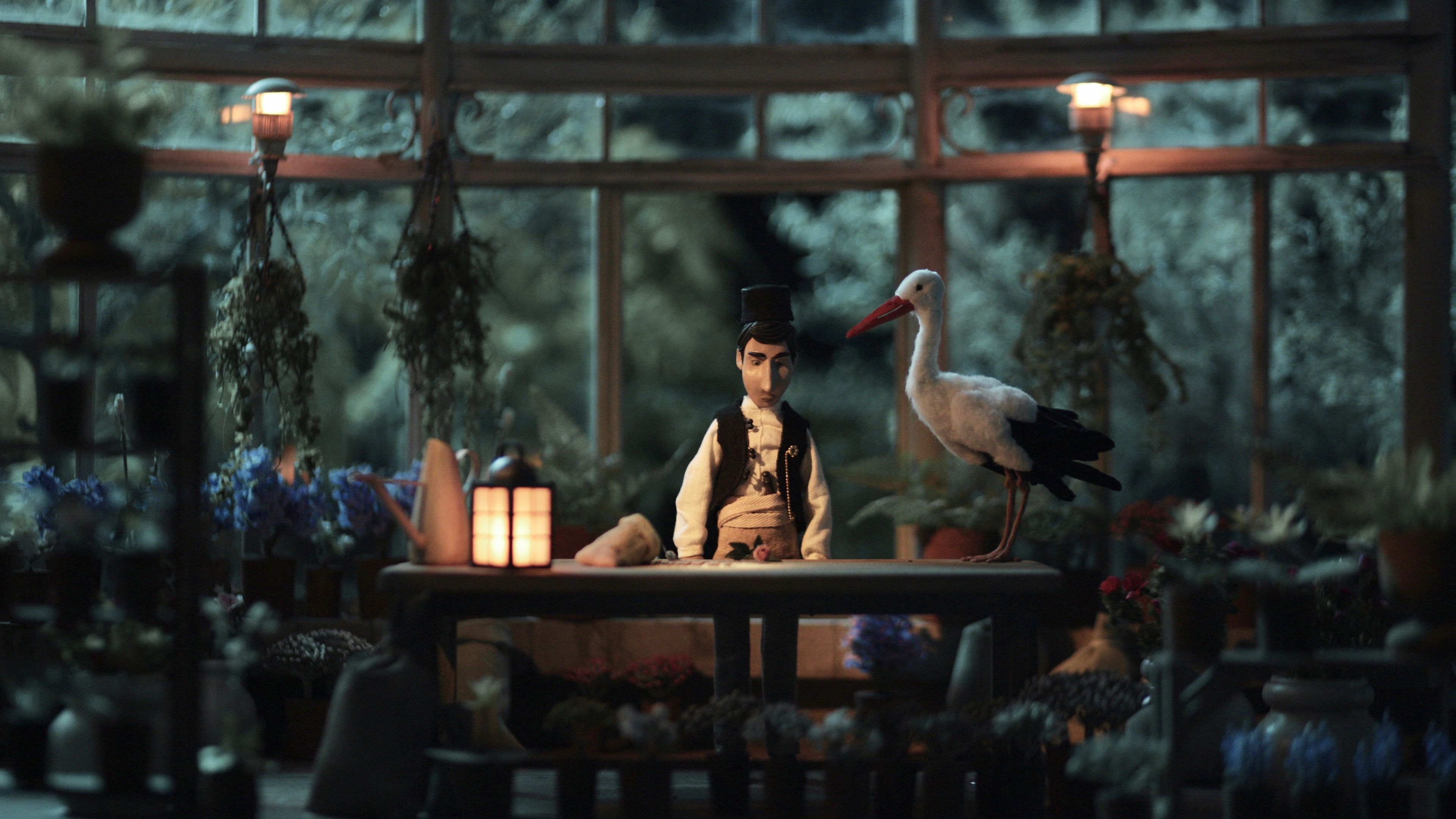 Pink Mountain Background