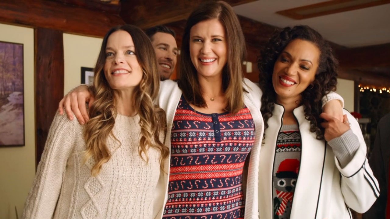 Christmas on Holly Lane Background