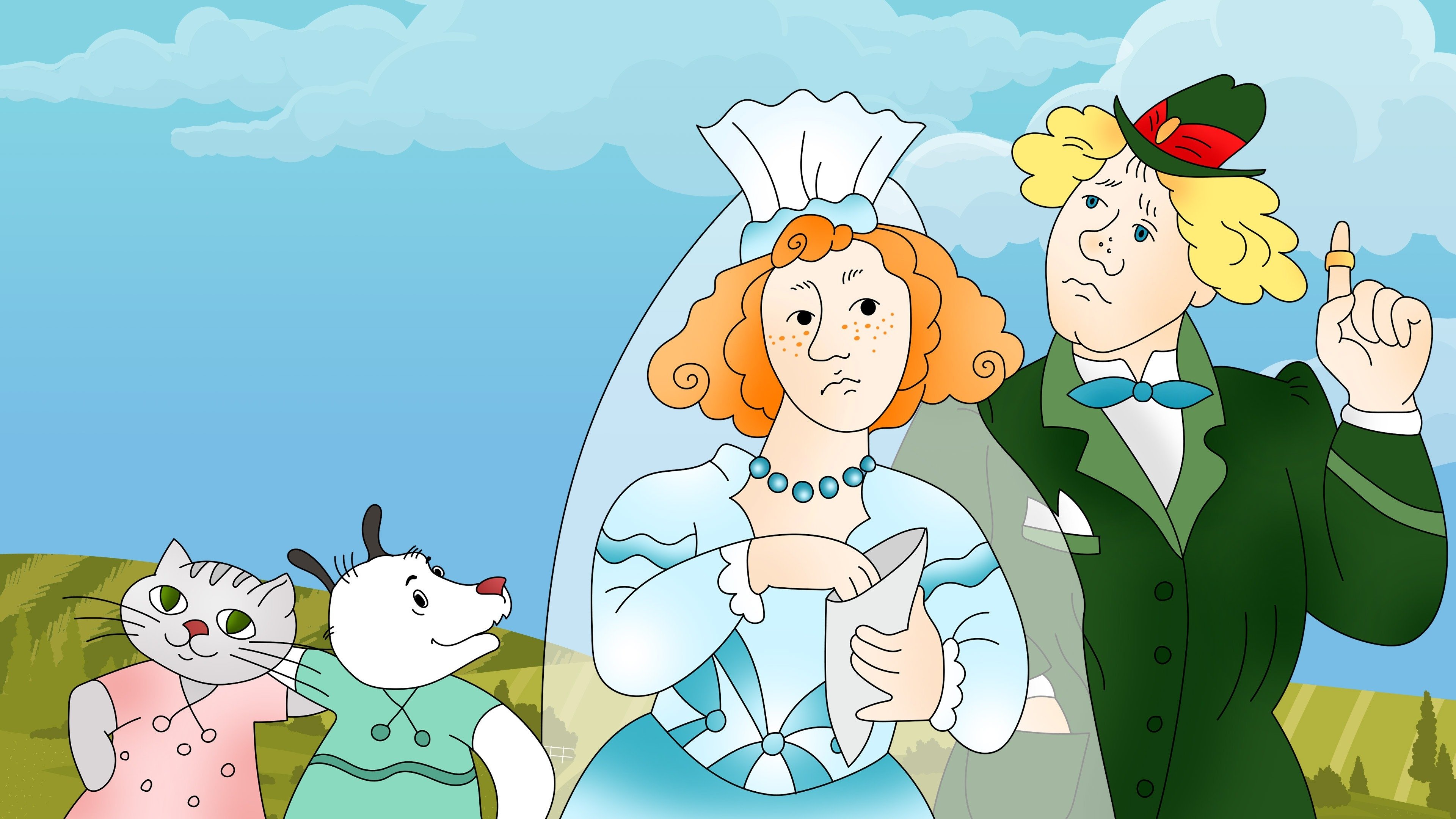 Laughter and Grief by the White Sea Background