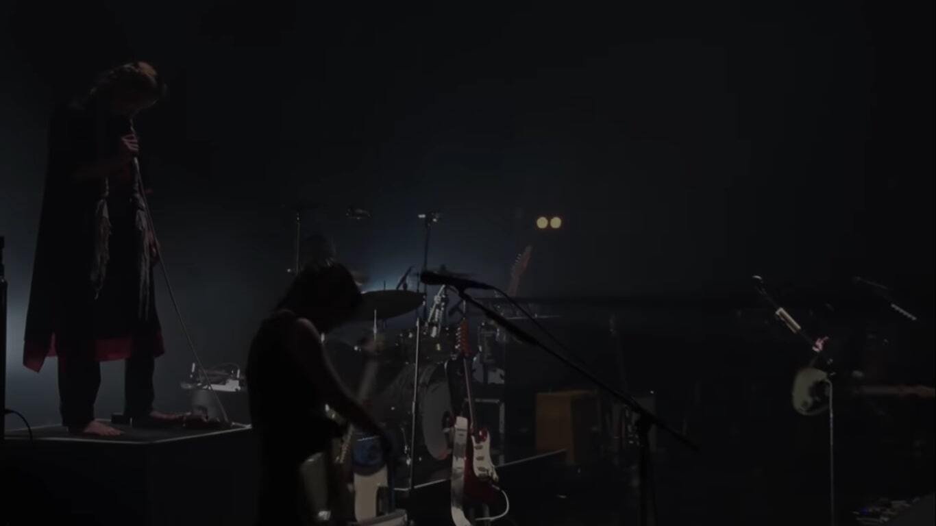 tricot Silent Show "HIMITSU" at Namba Hatch OSAKA on April 16,2021 Background