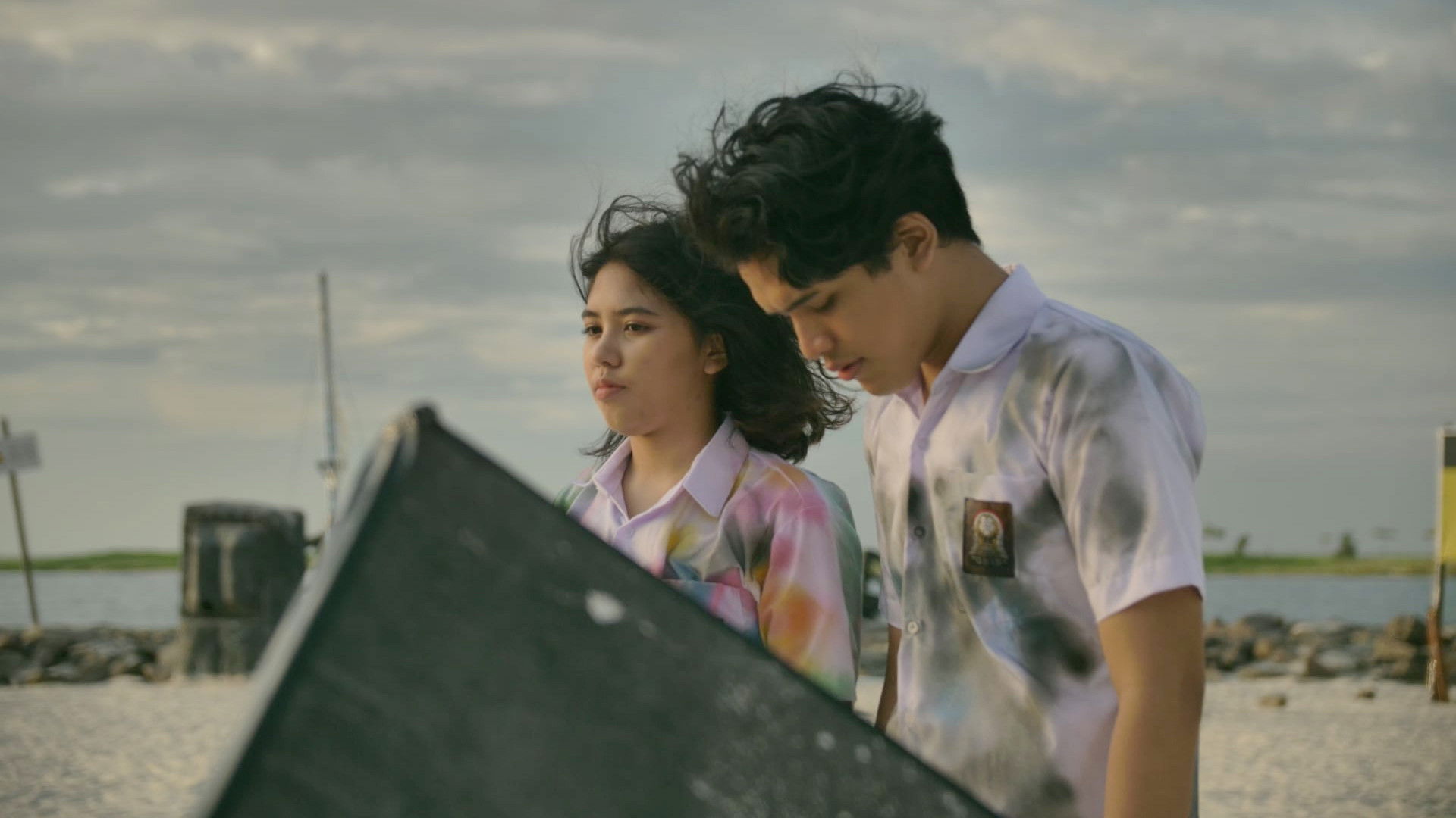 As The Sun Sets Background